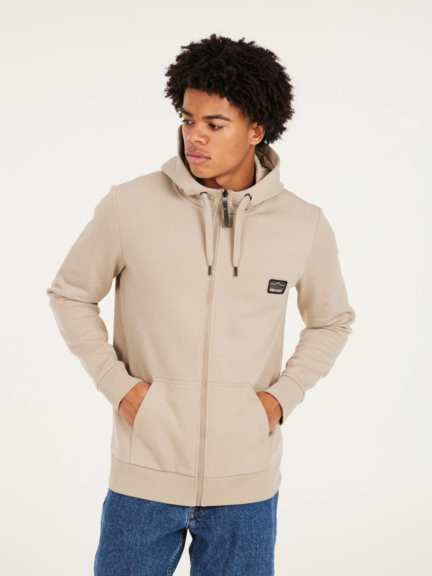 PROTEST PRTSOSTIS Fullziphoody | BambooBeige