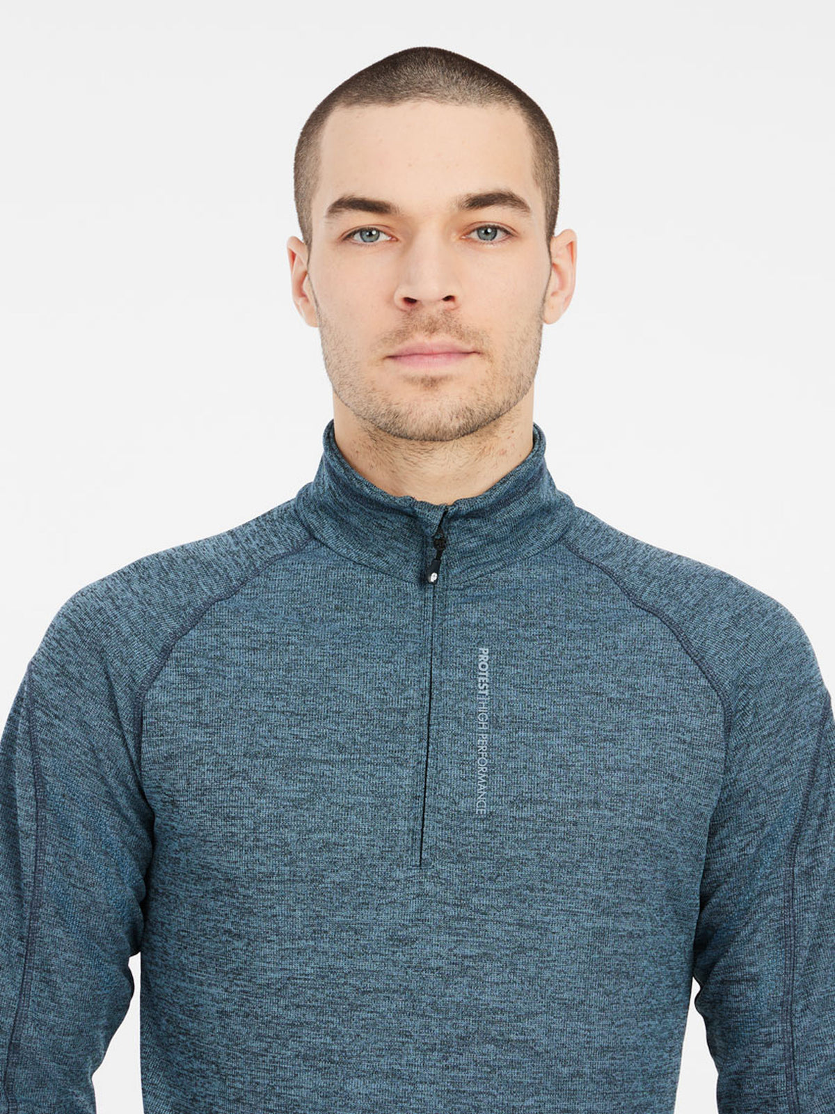 PROTEST PRTLOUISIANA 1/4 zip top | Yale Blue