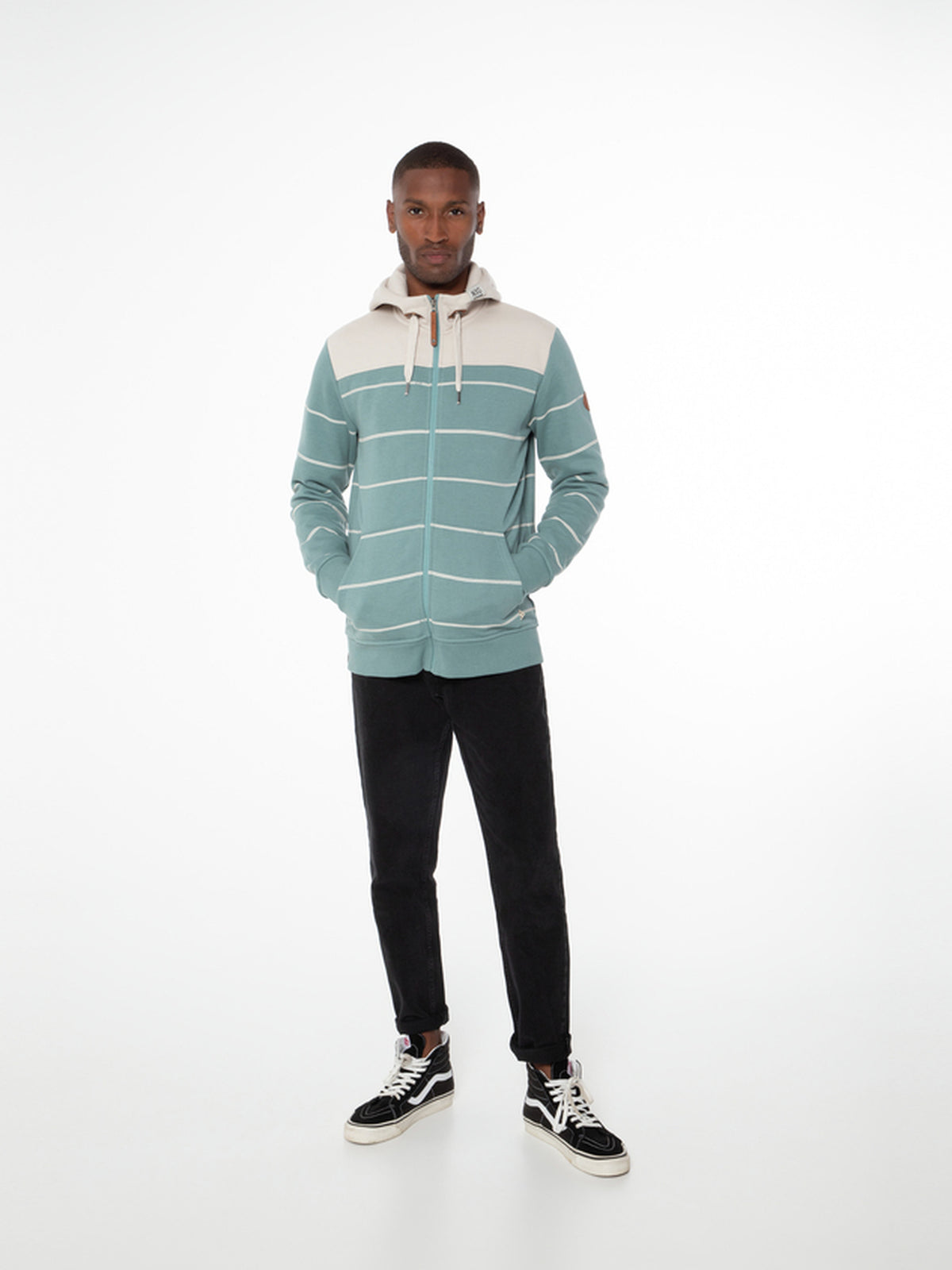 PROTEST NXGOPTIMISM full zip hood | Arcticgreen