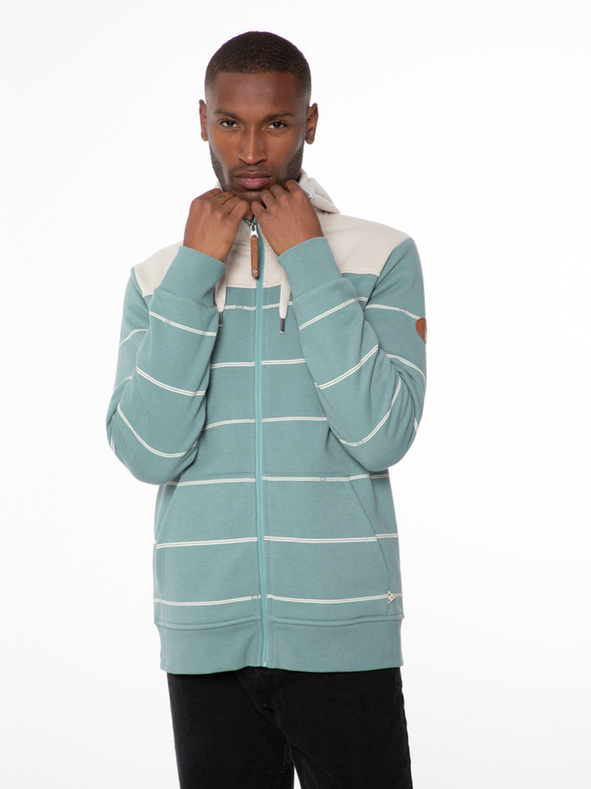 PROTEST NXGOPTIMISM full zip hood | Arcticgreen
