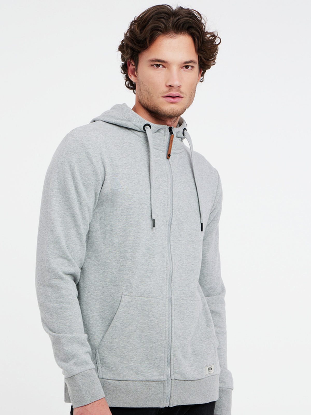 PROTEST NXGOLLIE full zip hoody | Dark Grey Melee