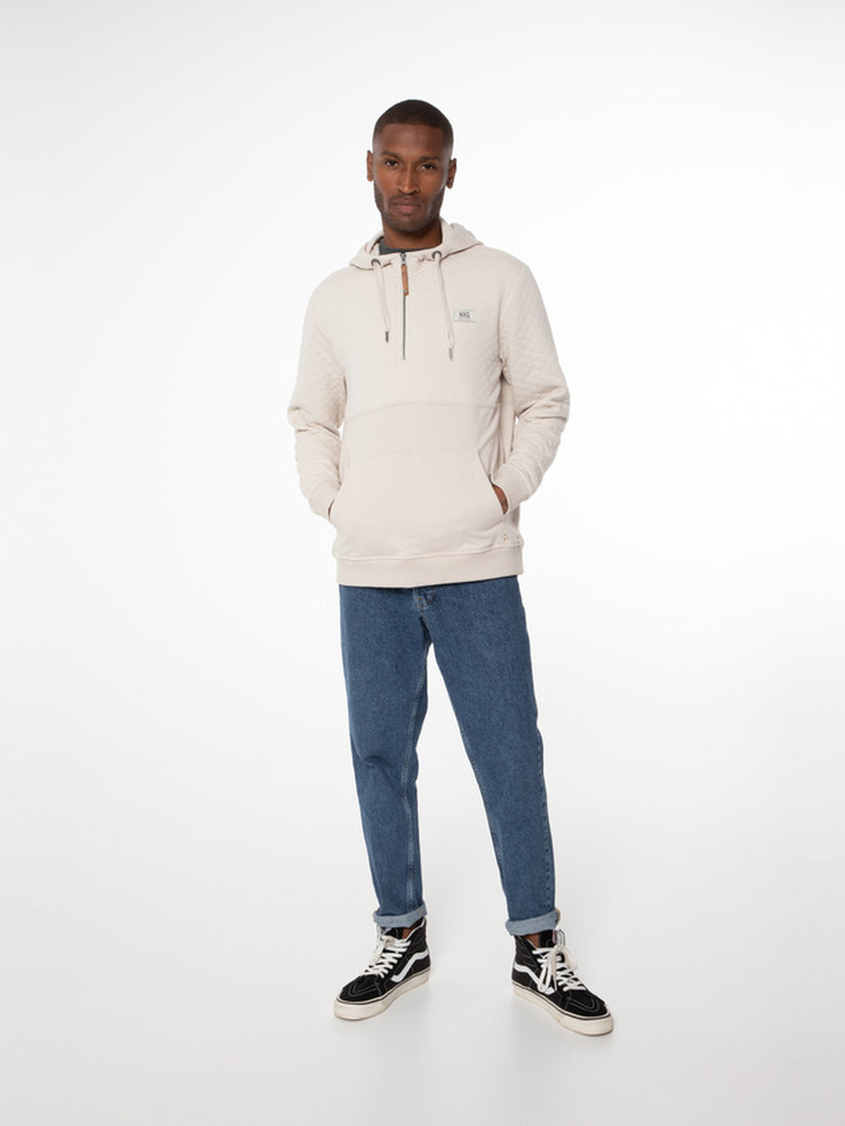 PROTEST NXGEKUNDAYO 1/4 zip hoody | Kitoffwhite