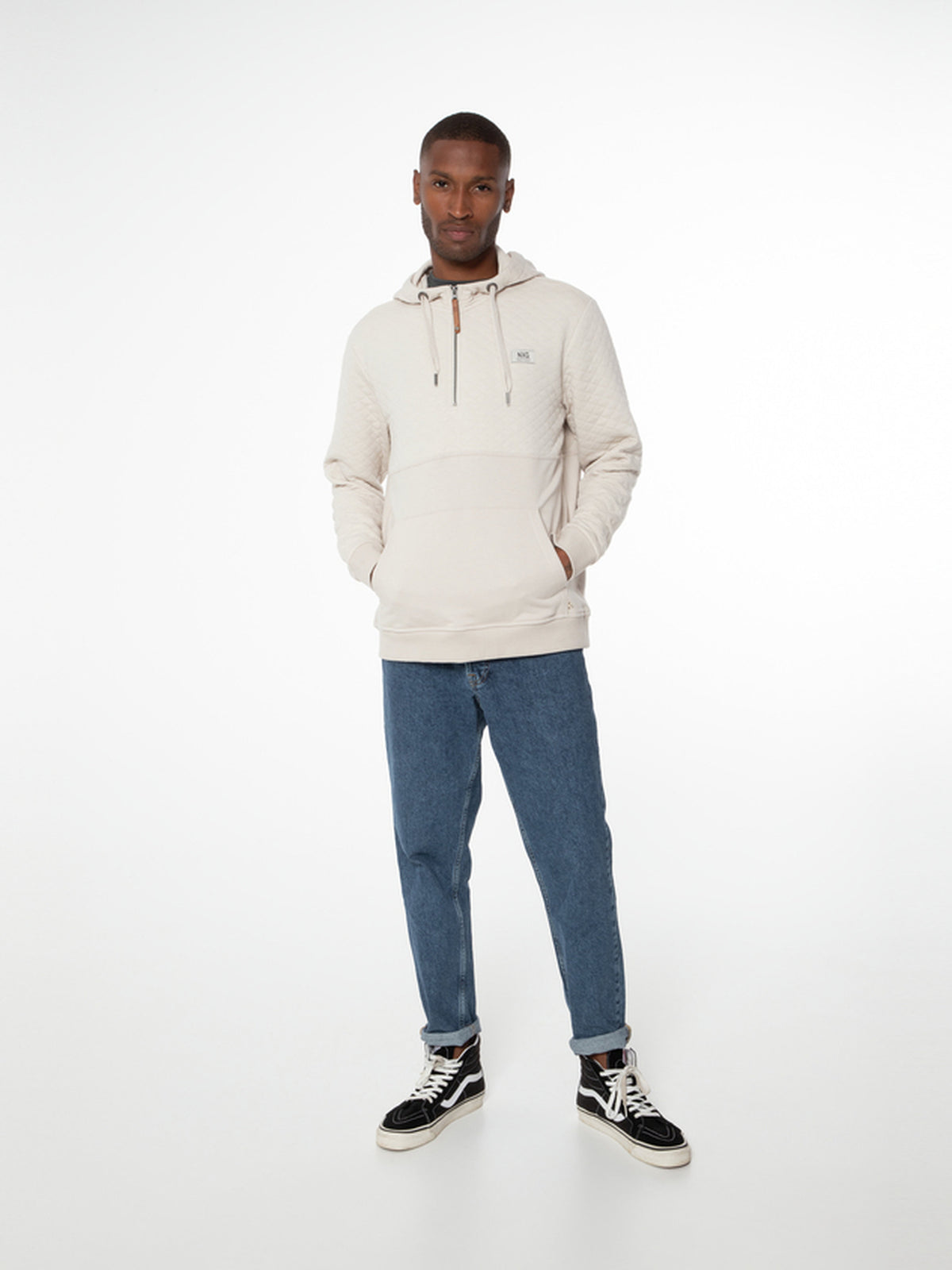 PROTEST NXGEKUNDAYO 1/4 zip hoody | Kitoffwhite
