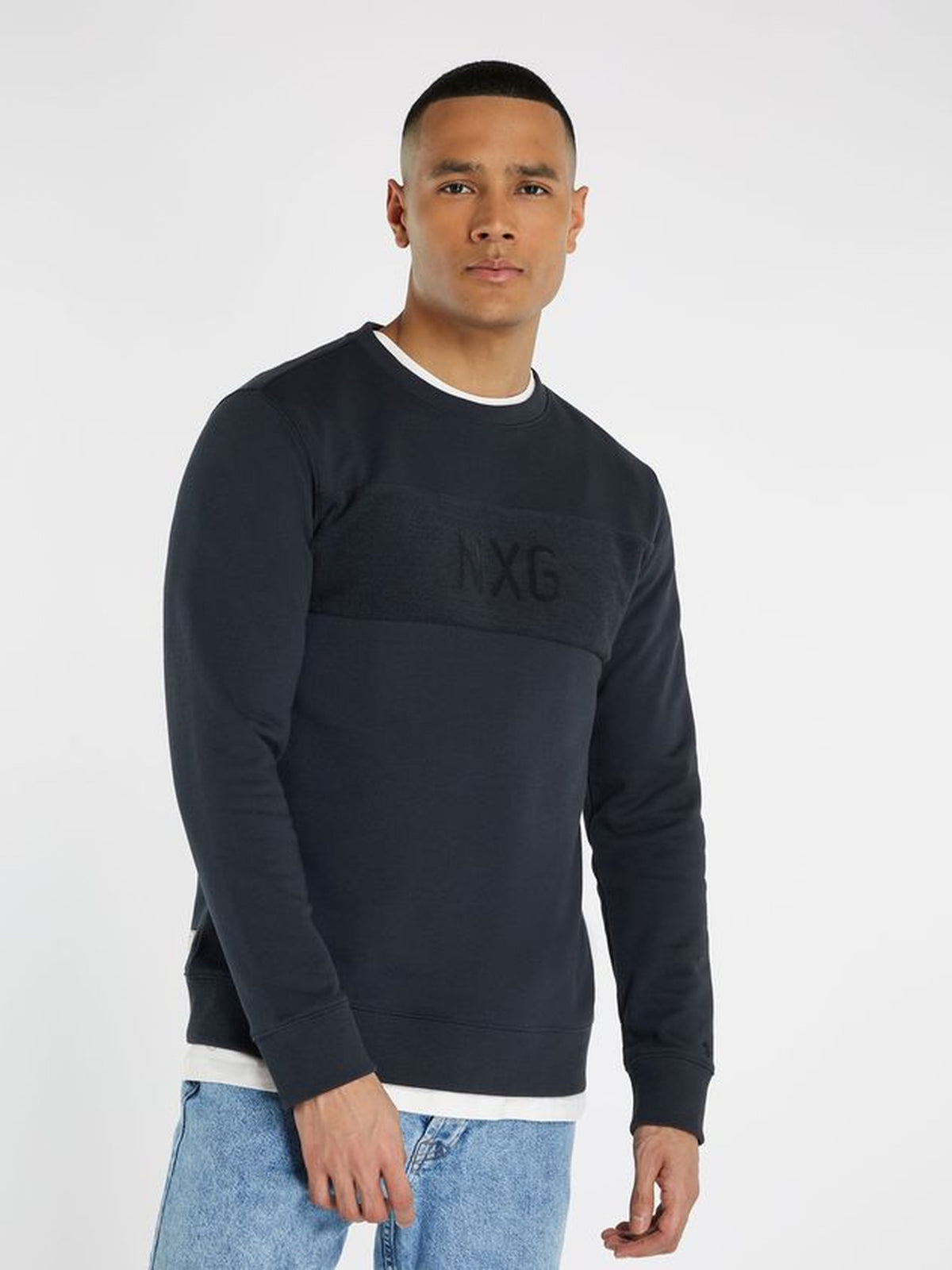 PROTEST NXGKEETON sweatshirt | Deep Ocean