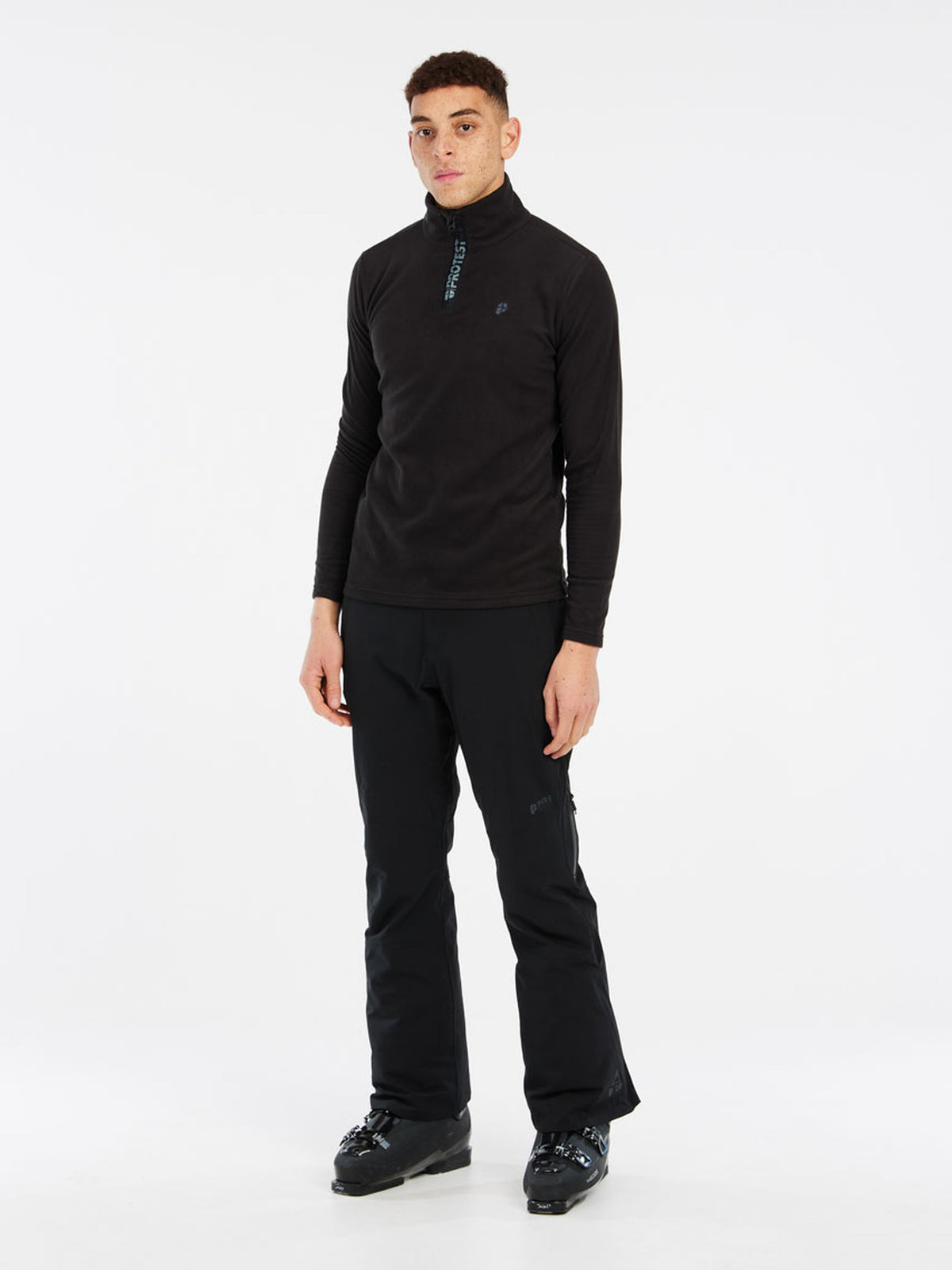 PROTEST PERFECTO 1/4 zip top | True Black