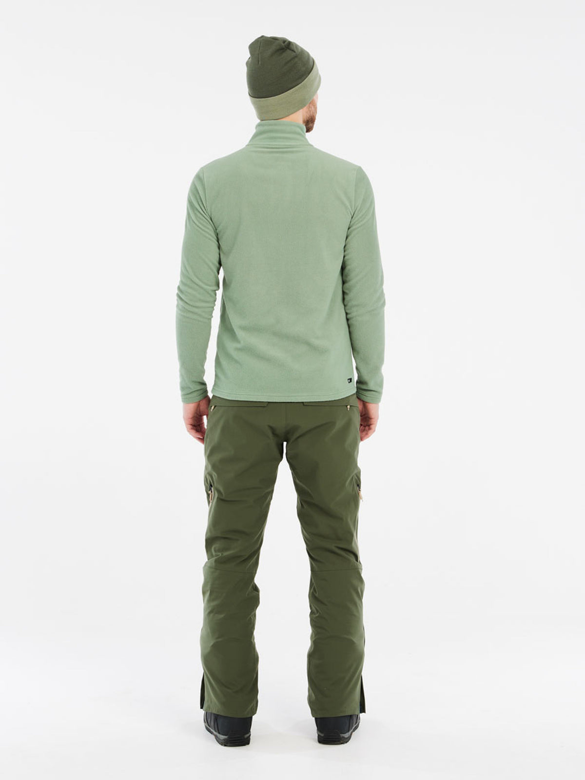 PROTEST PERFECTO 1/4 zip top | Marl Green