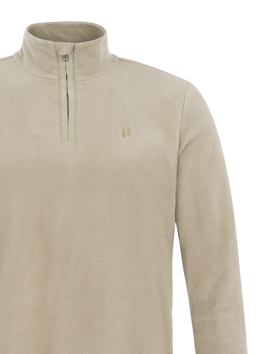 PROTEST PERFECTO 1/4 Zip Top | BambooBeige