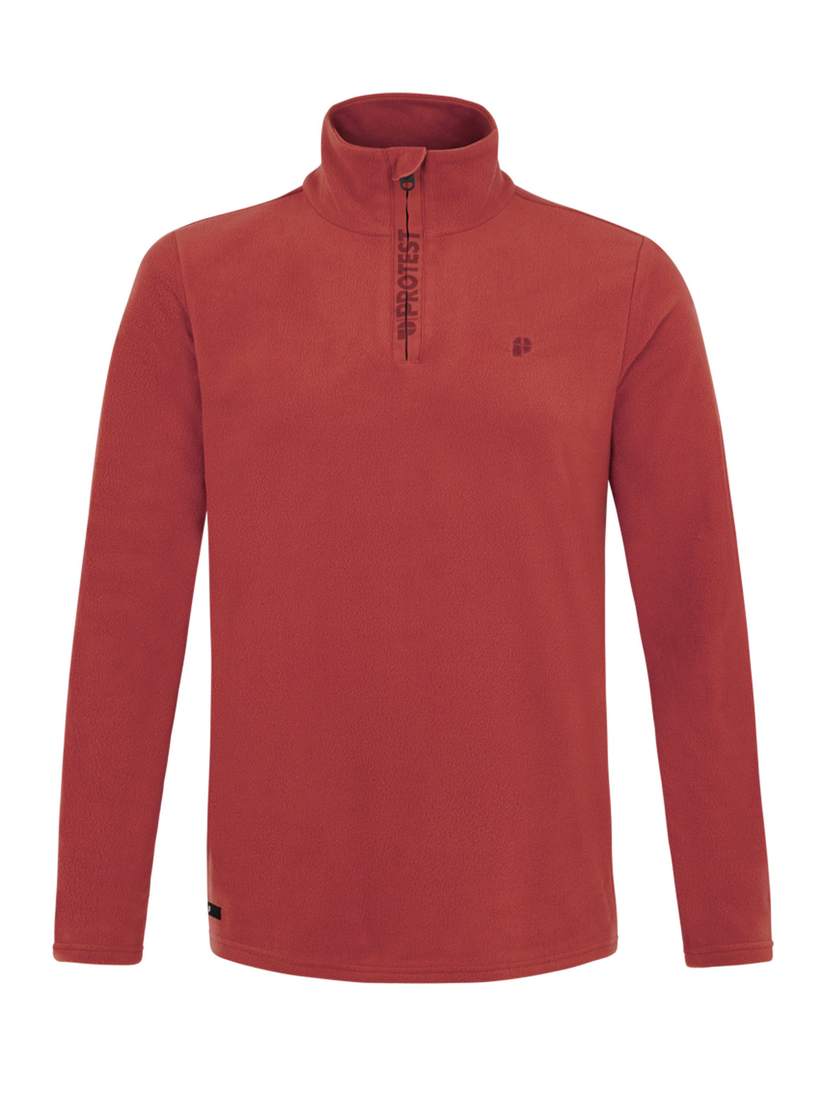 PROTEST PERFECTO 1/4 zip top | Barn Red