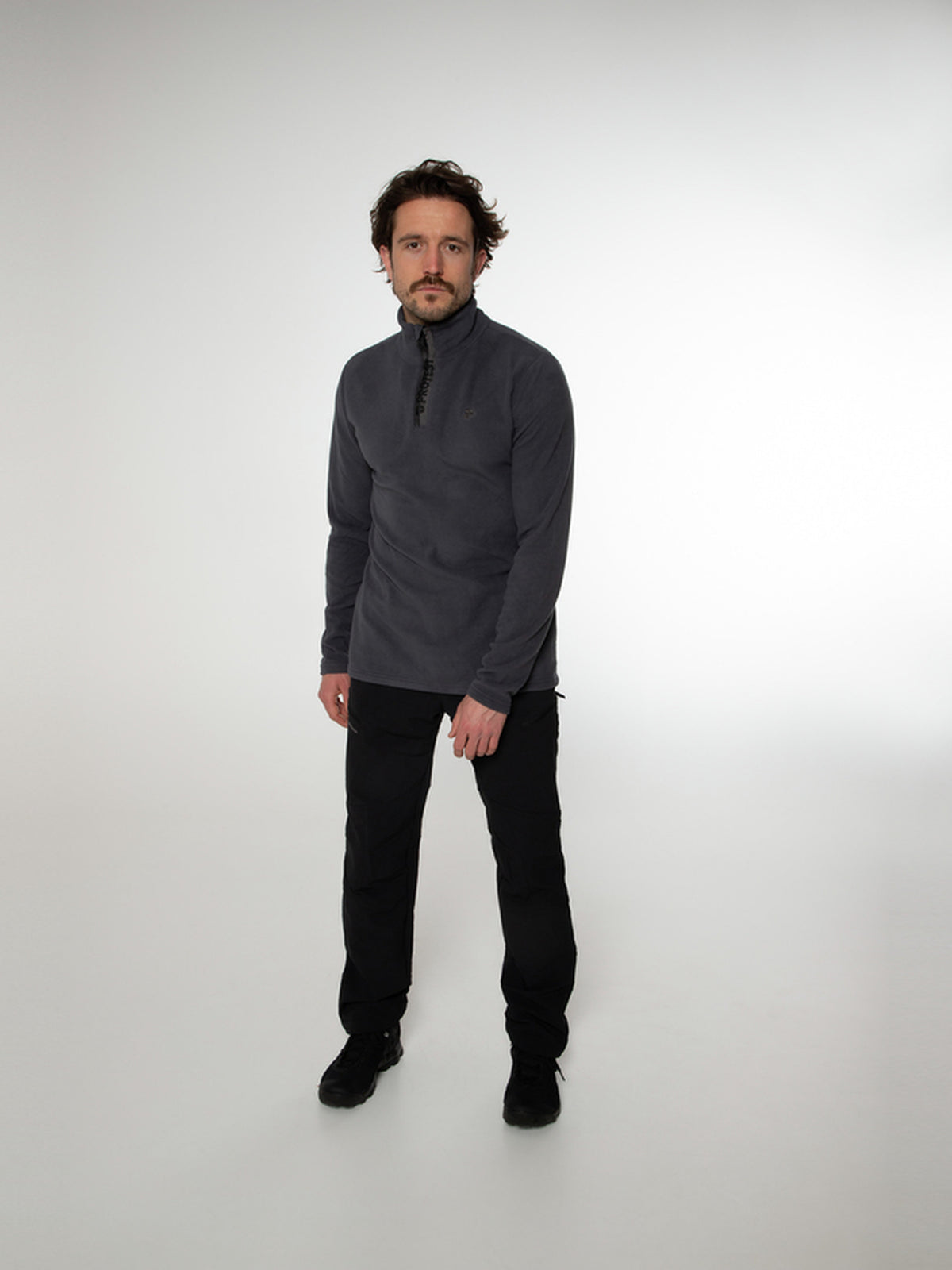 PROTEST PERFECTO 1/4 zip top | Asphalt
