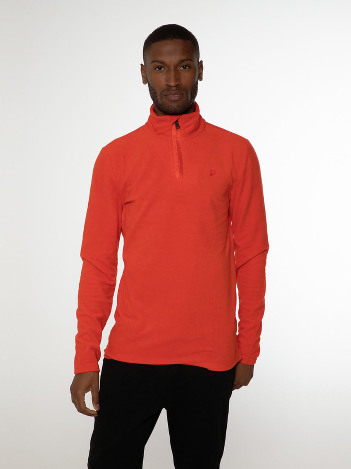 PROTEST PERFECTO 1/4 zip top | Orange Fire