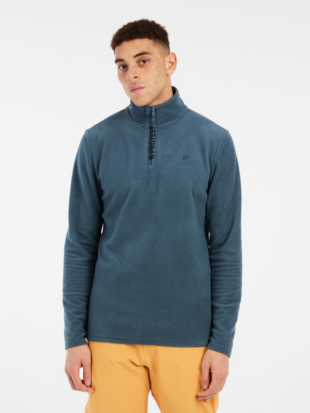 PROTEST PERFECTO 1/4 zip top | Yale Blue