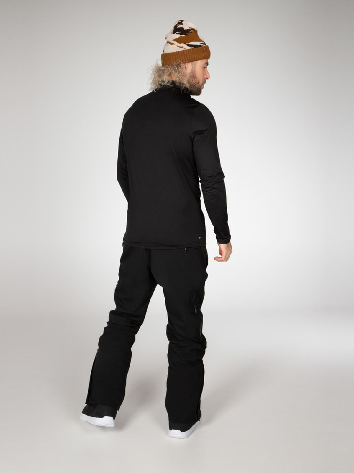 PROTEST WILL 1/4 zip top | True Black