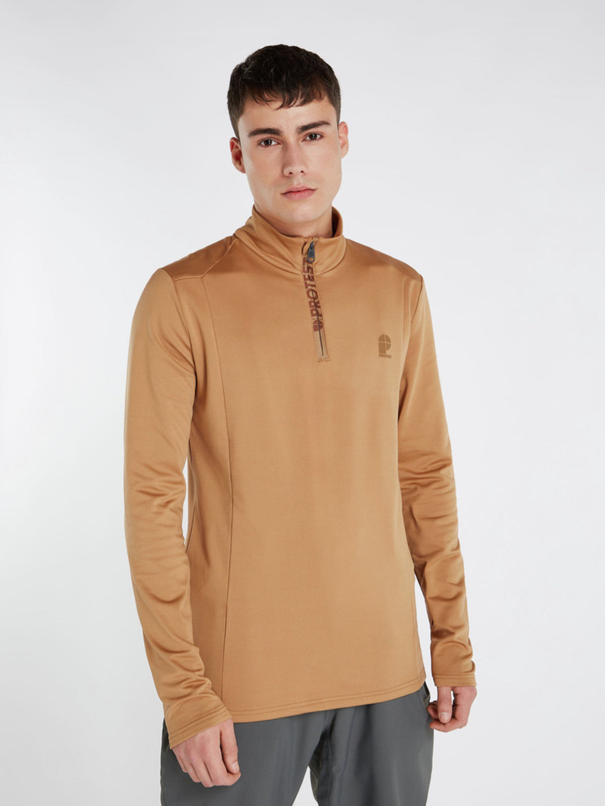 PROTEST WILL 1/4 zip top | Fudgecamel