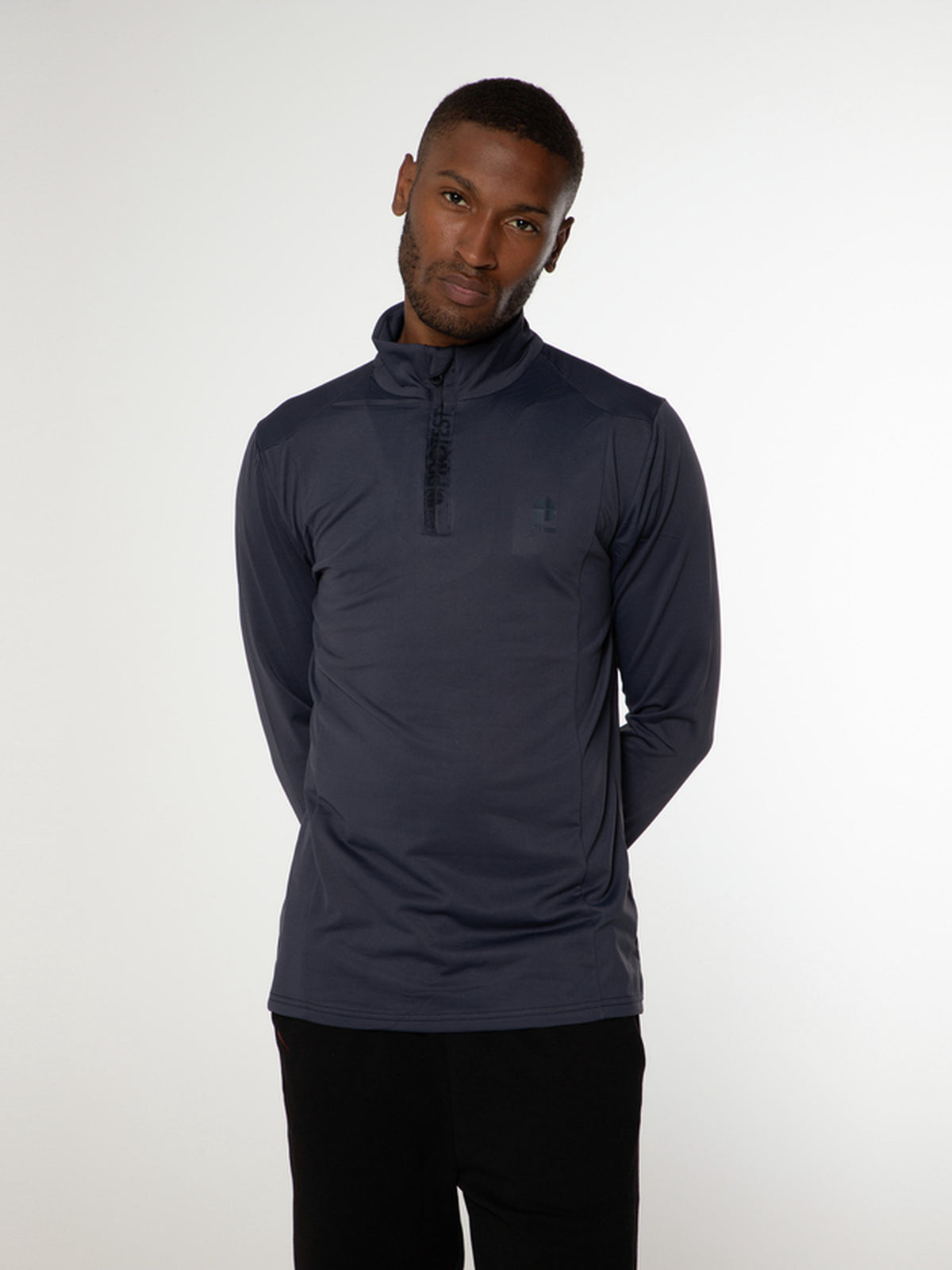 PROTEST WILL 1/4 zip top | Space Blue