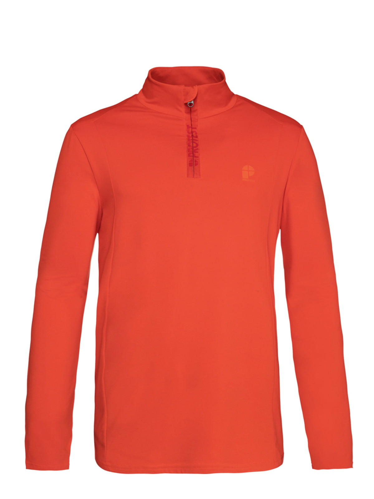 PROTEST WILL 1/4 zip top | Orange Fire