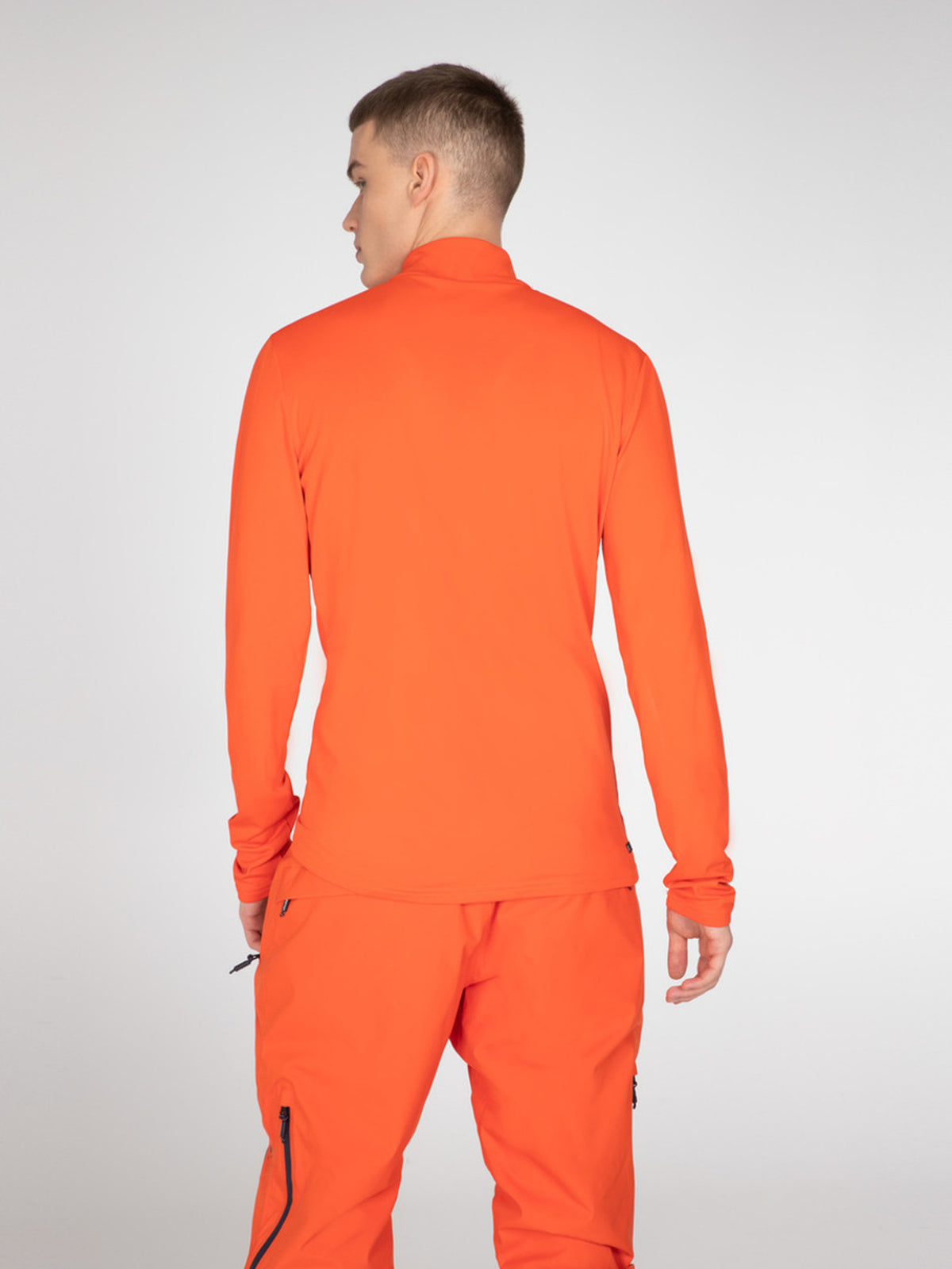 PROTEST WILL 1/4 zip top | Orange Fire