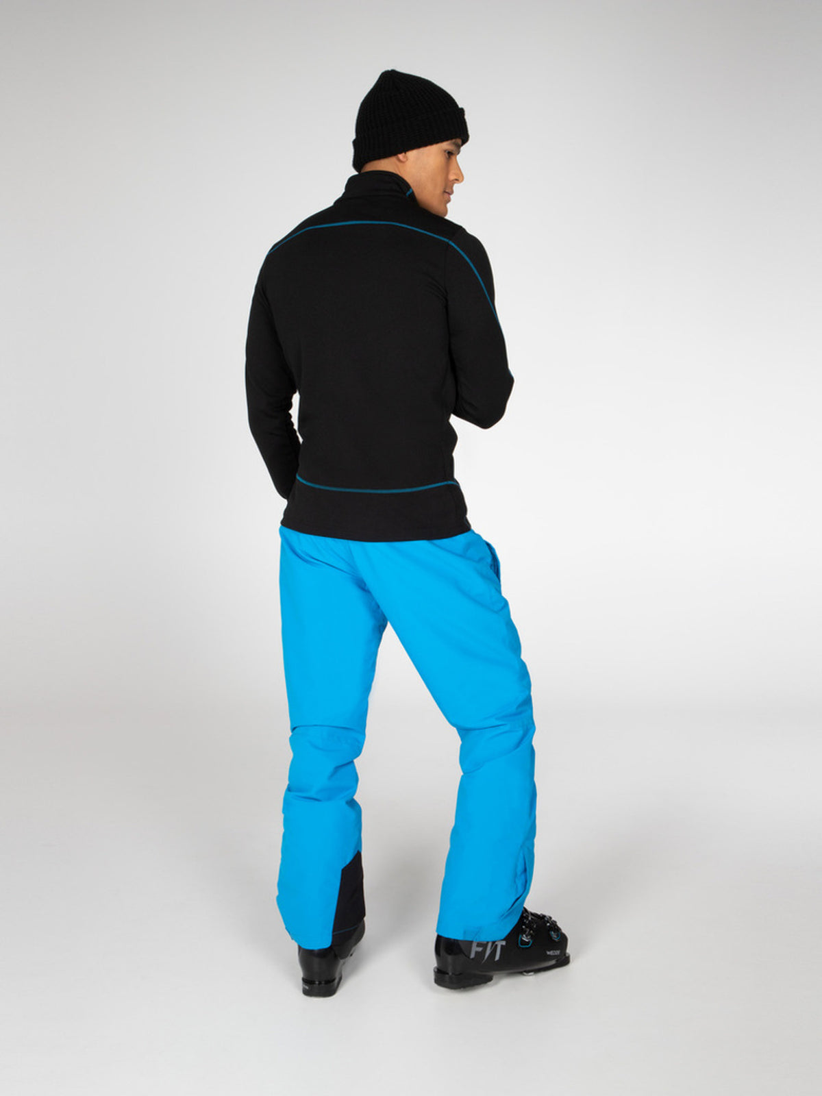 PROTEST HUMANS 1/4 zip top | True Black
