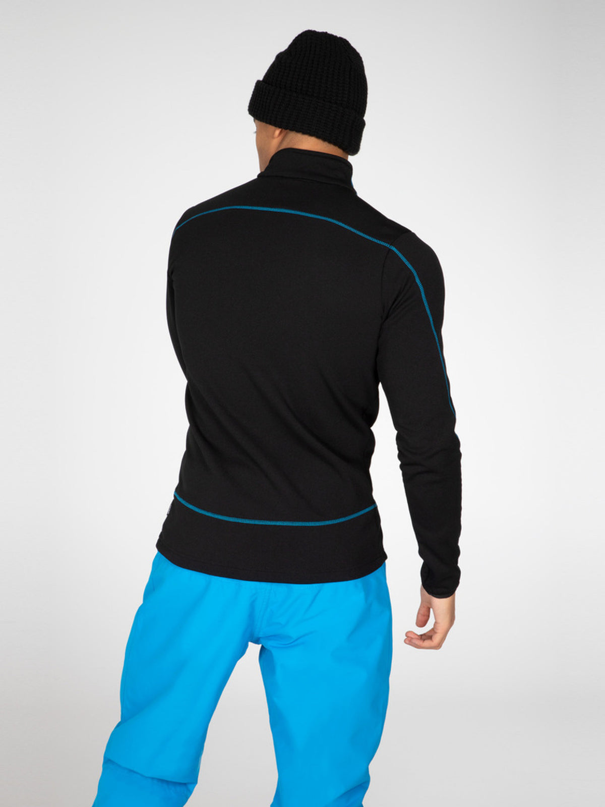 PROTEST HUMANS 1/4 zip top | True Black