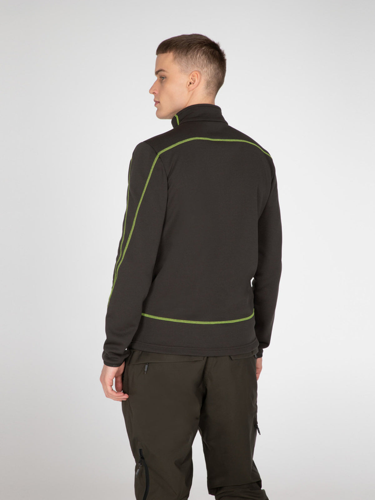 PROTEST HUMANS 1/4 zip top | Lime Rocks