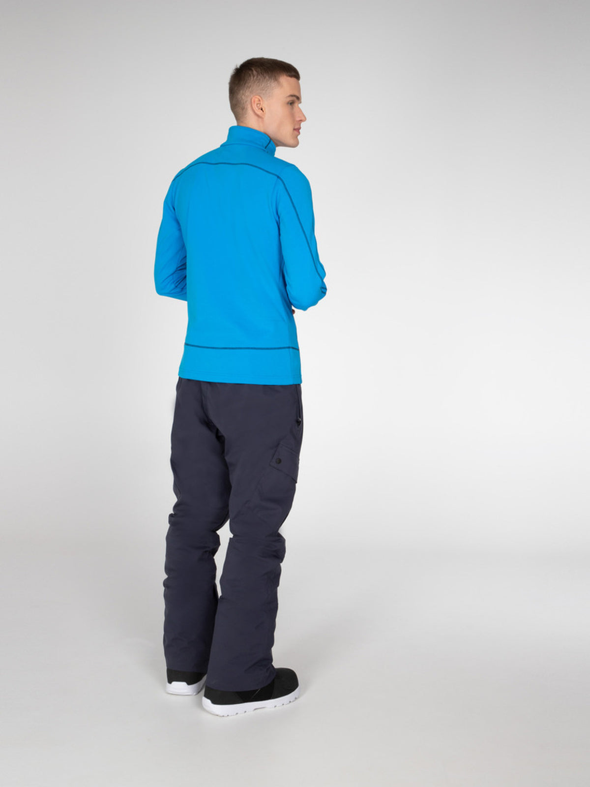 PROTEST HUMANS 1/4 zip top | Marlin Blue