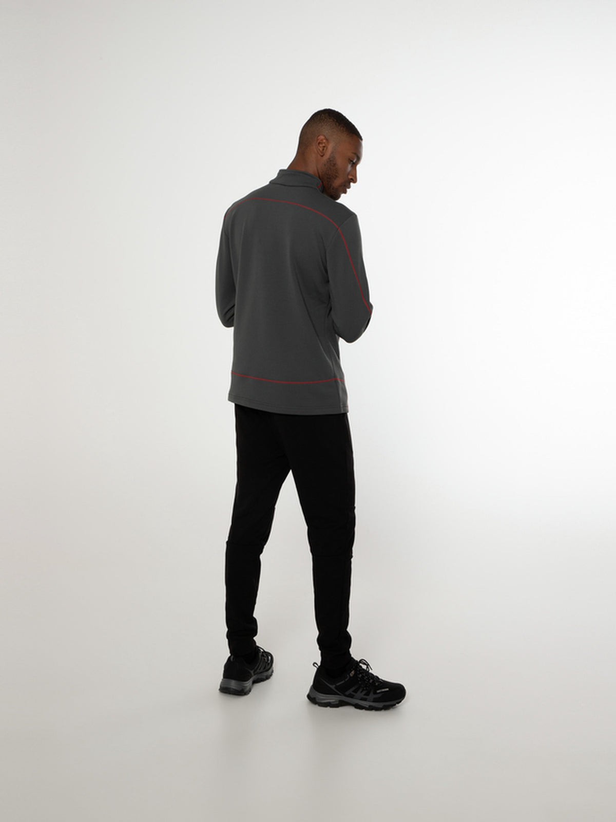 PROTEST HUMANS 1/4 zip top | Huntergreen