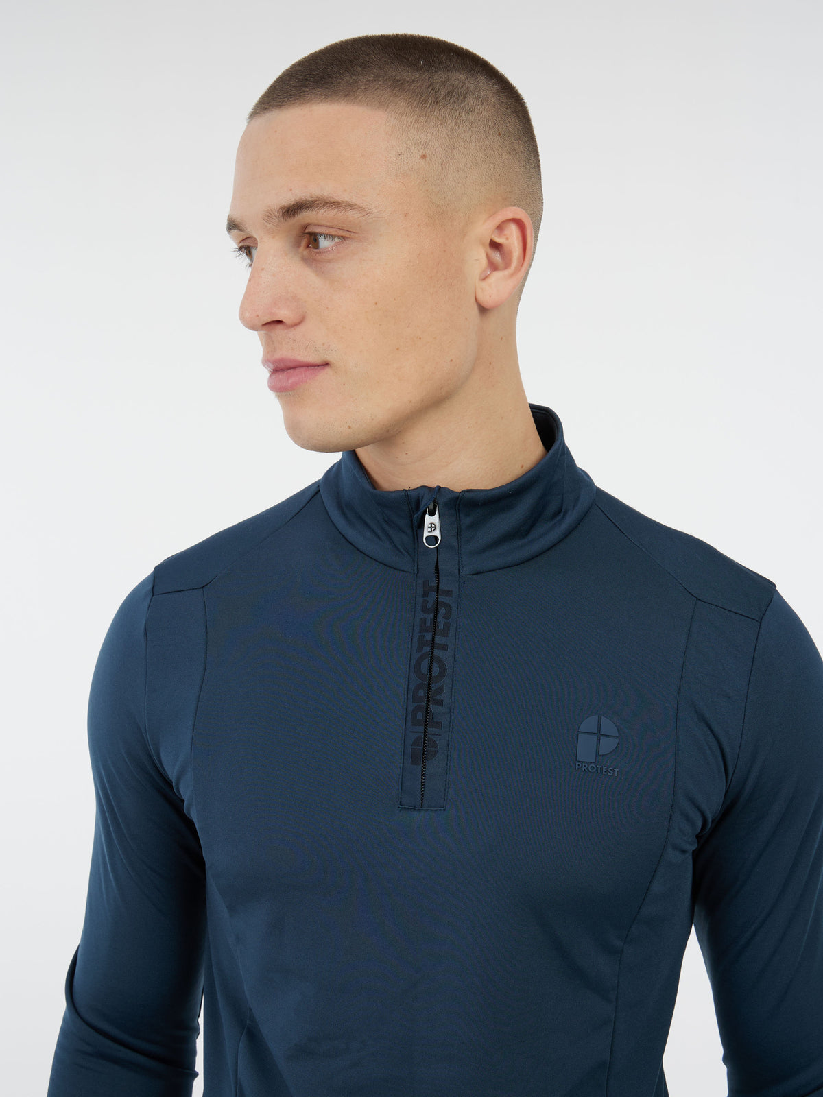 PROTEST REWILL 1/4 Zip Active Top | Twilight navy