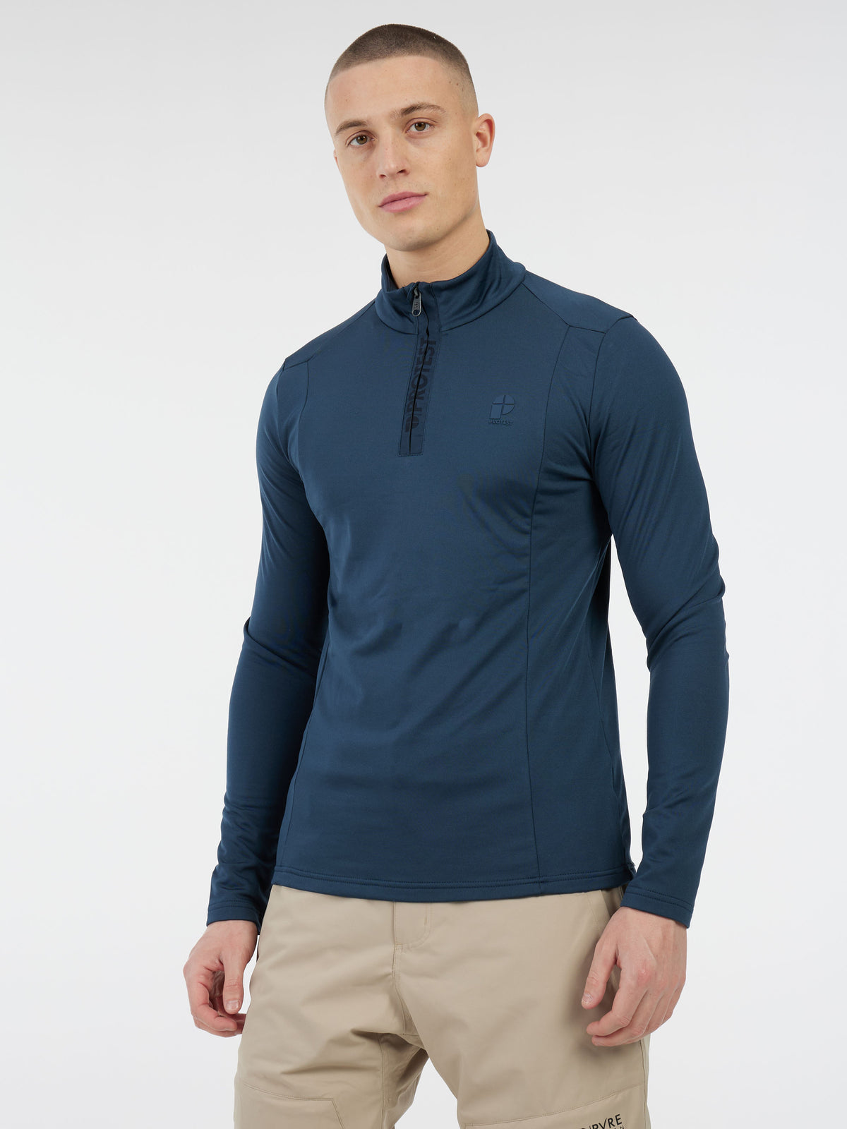 PROTEST REWILL 1/4 Zip Active Top | Twilight navy