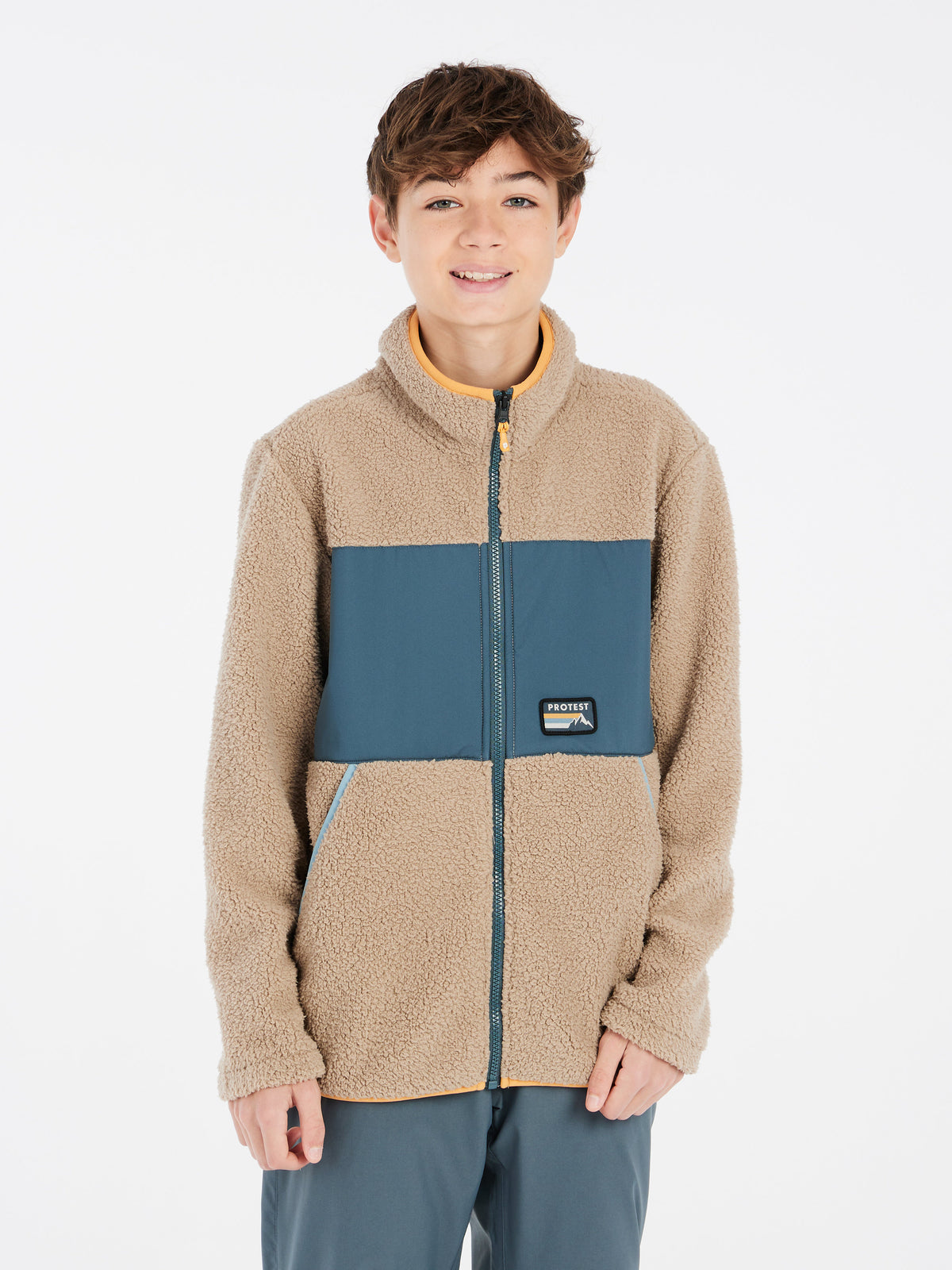 PROTEST PRTBARTIS JR fullziptop | BambooBeige