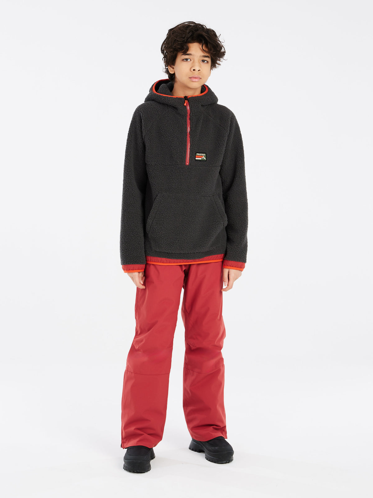 PROTEST PRTCULT JR hoody | Deep Grey