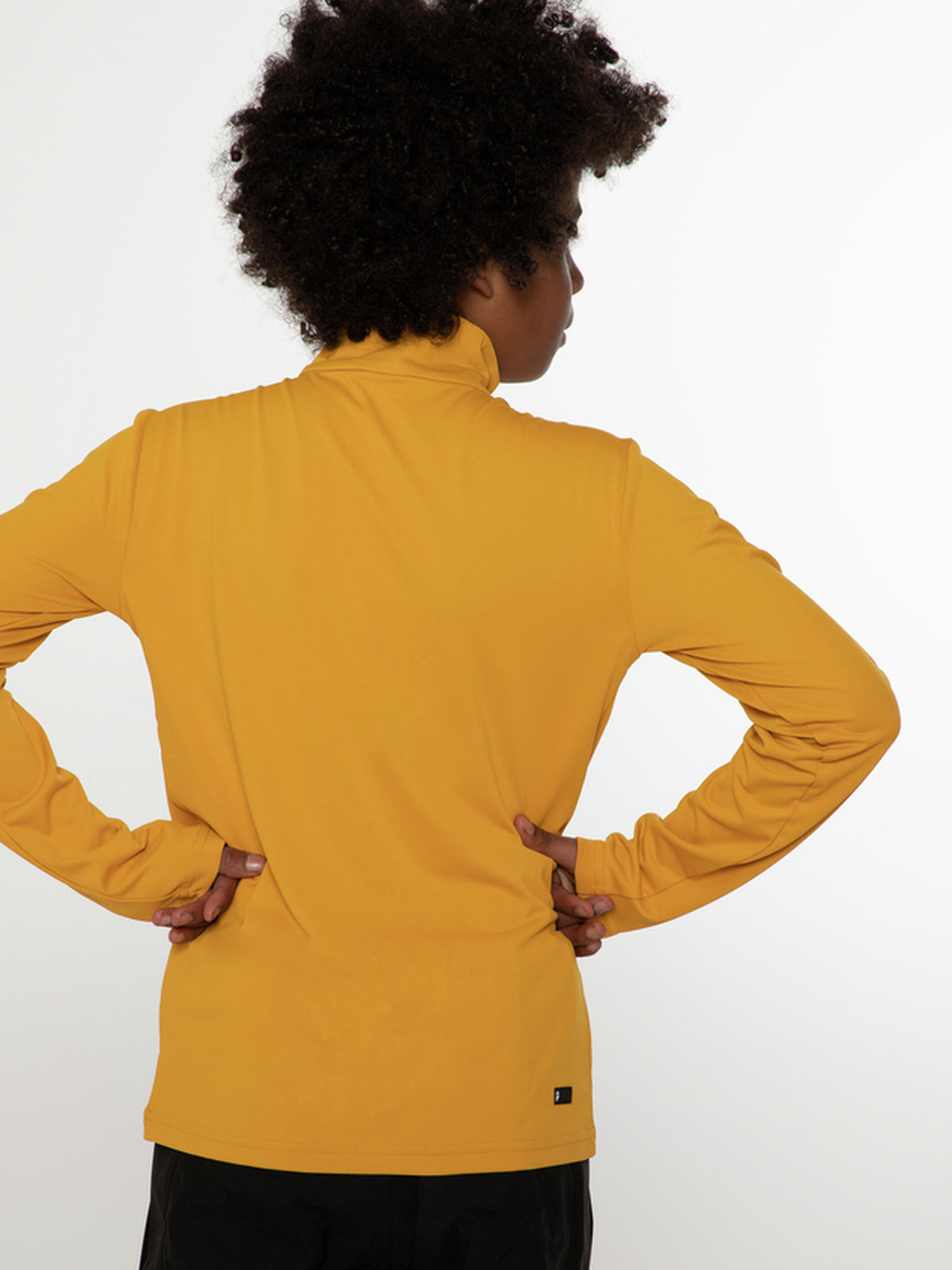 PROTEST WILLOWY JR 1/4 zip top | Dark Yellow