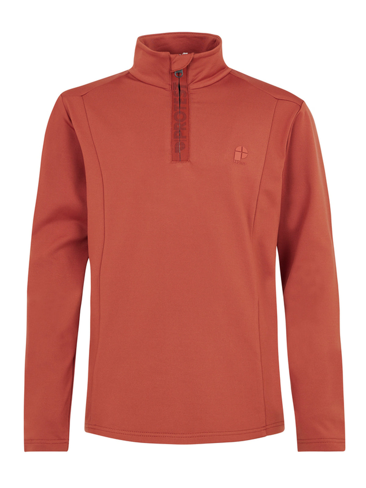 PROTEST WILLOWY JR 1/4 zip top | Brick Orange