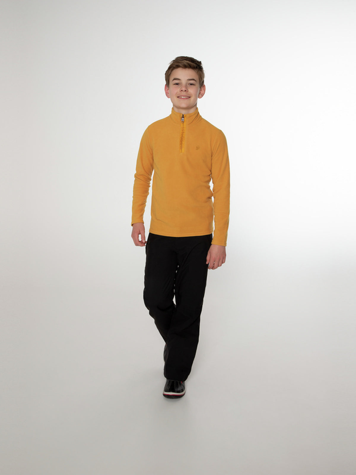 PROTEST PERFECTY JR 1/4 zip top | Dark Yellow