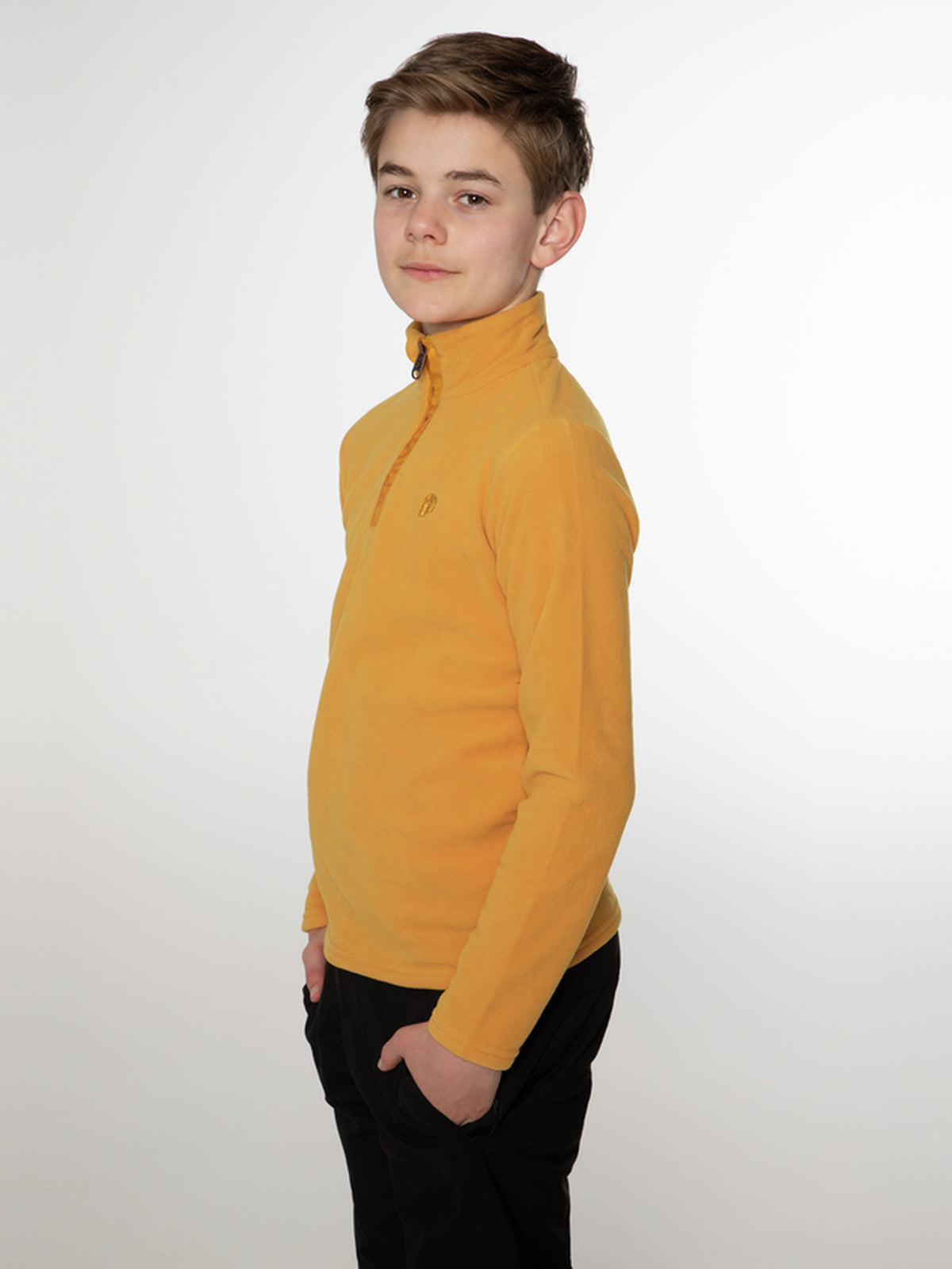 PROTEST PERFECTY JR 1/4 zip top | Dark Yellow
