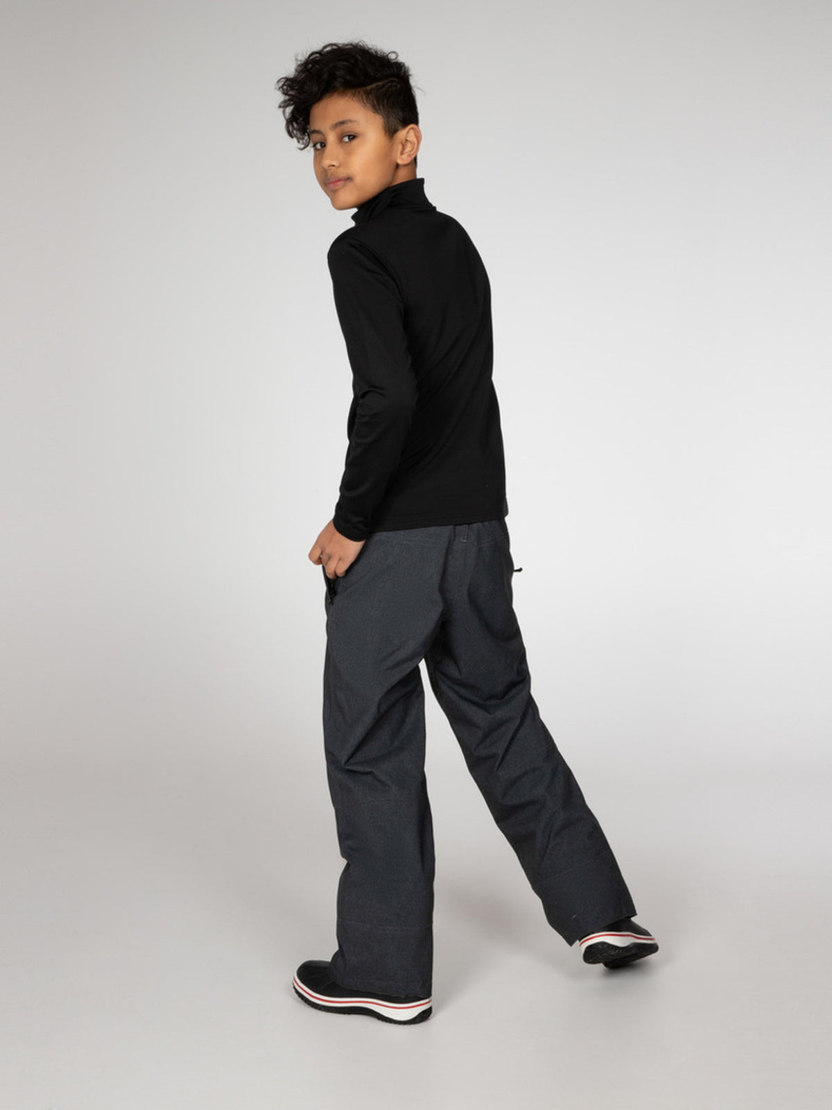 PROTEST PERFECTY JR 1/4 zip top | True Black