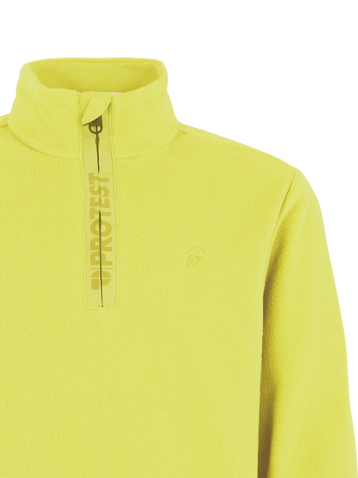 PROTEST PERFECTY JR 1/4 zip top | Limone