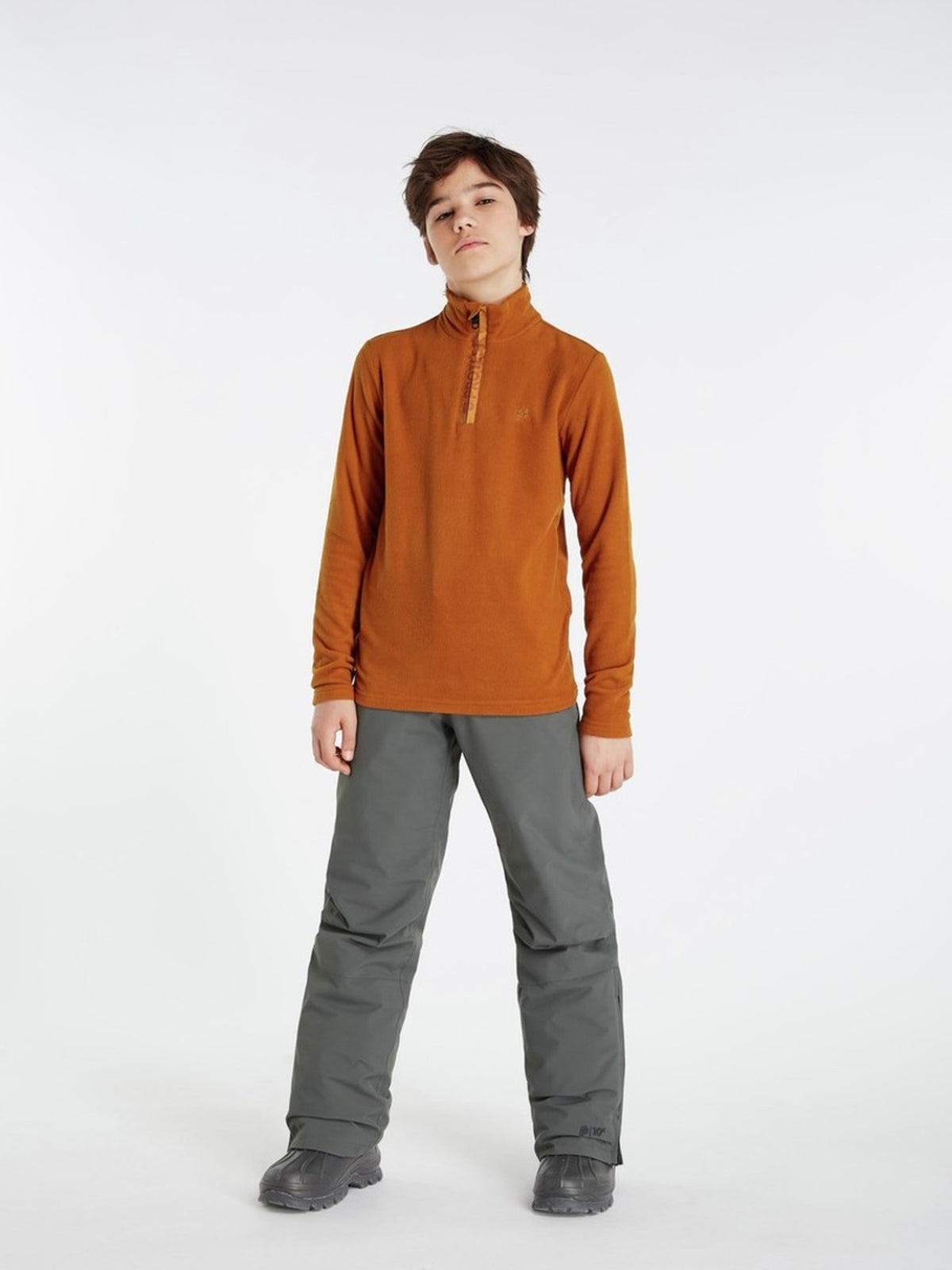 PROTEST PERFECTY JR 1/4 zip top | Umberorange
