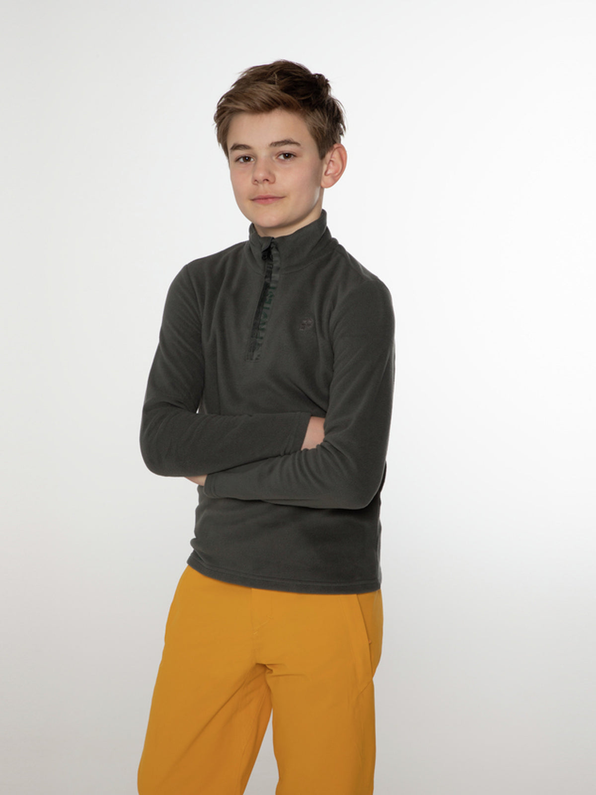 PROTEST PERFECTY JR 1/4 zip top | Huntergreen