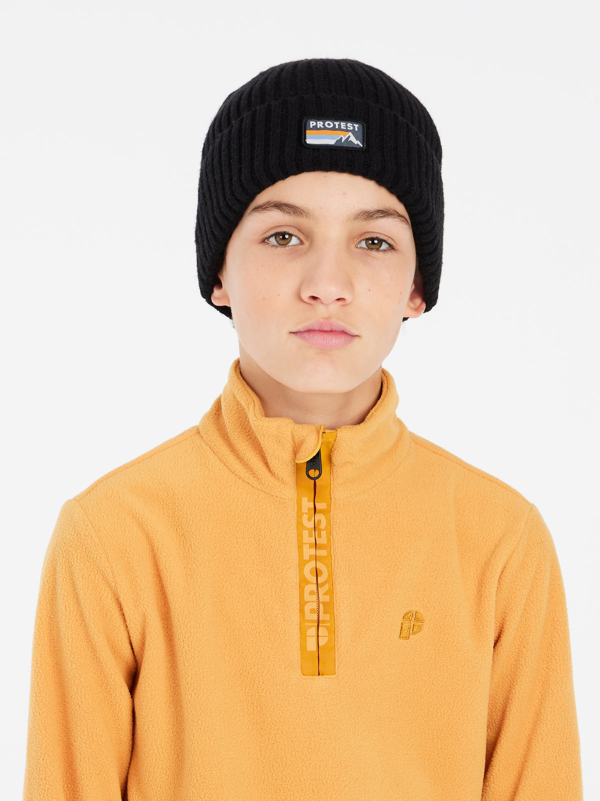PROTEST PERFECTY JR 1/4 zip top | Cab Yellow