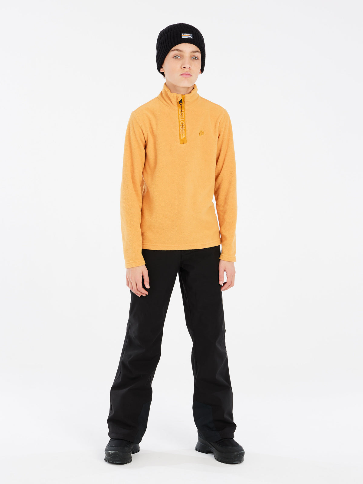 PROTEST PERFECTY JR 1/4 zip top | Cab Yellow