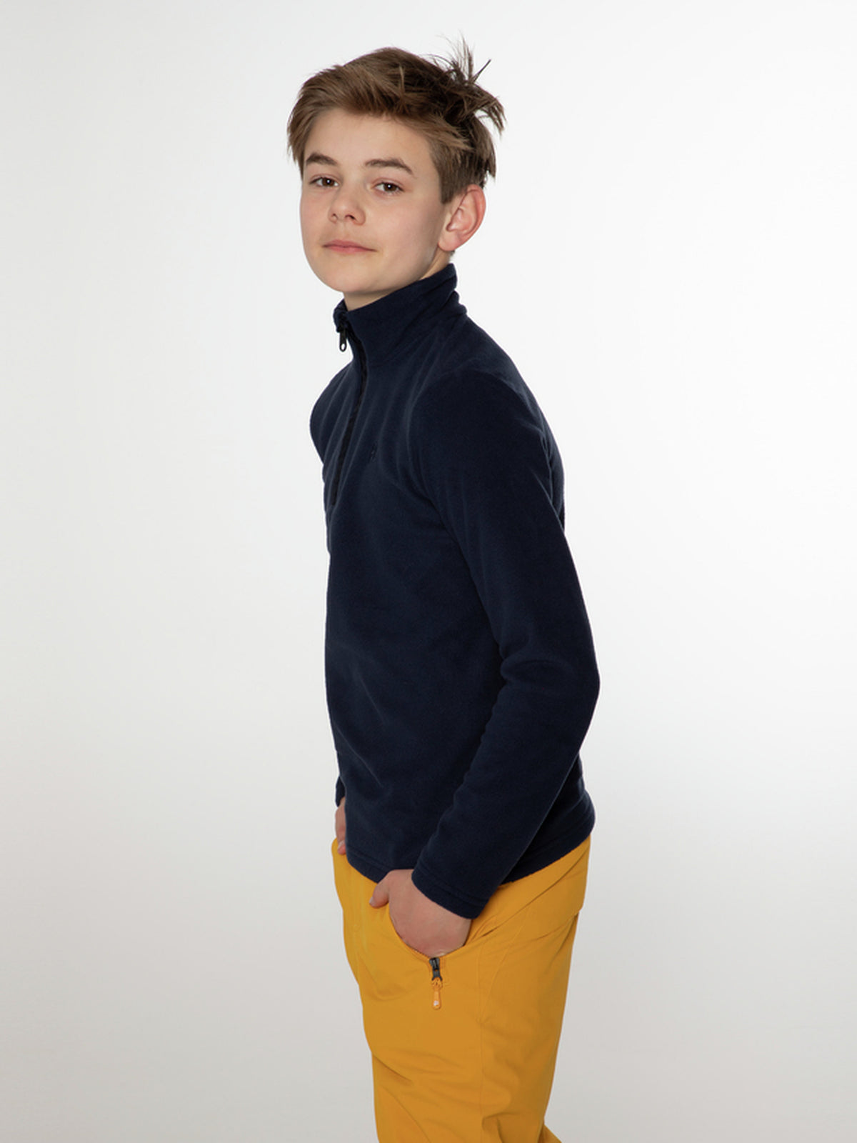 PROTEST PERFECTY JR 1/4 zip top | Deep Ocean