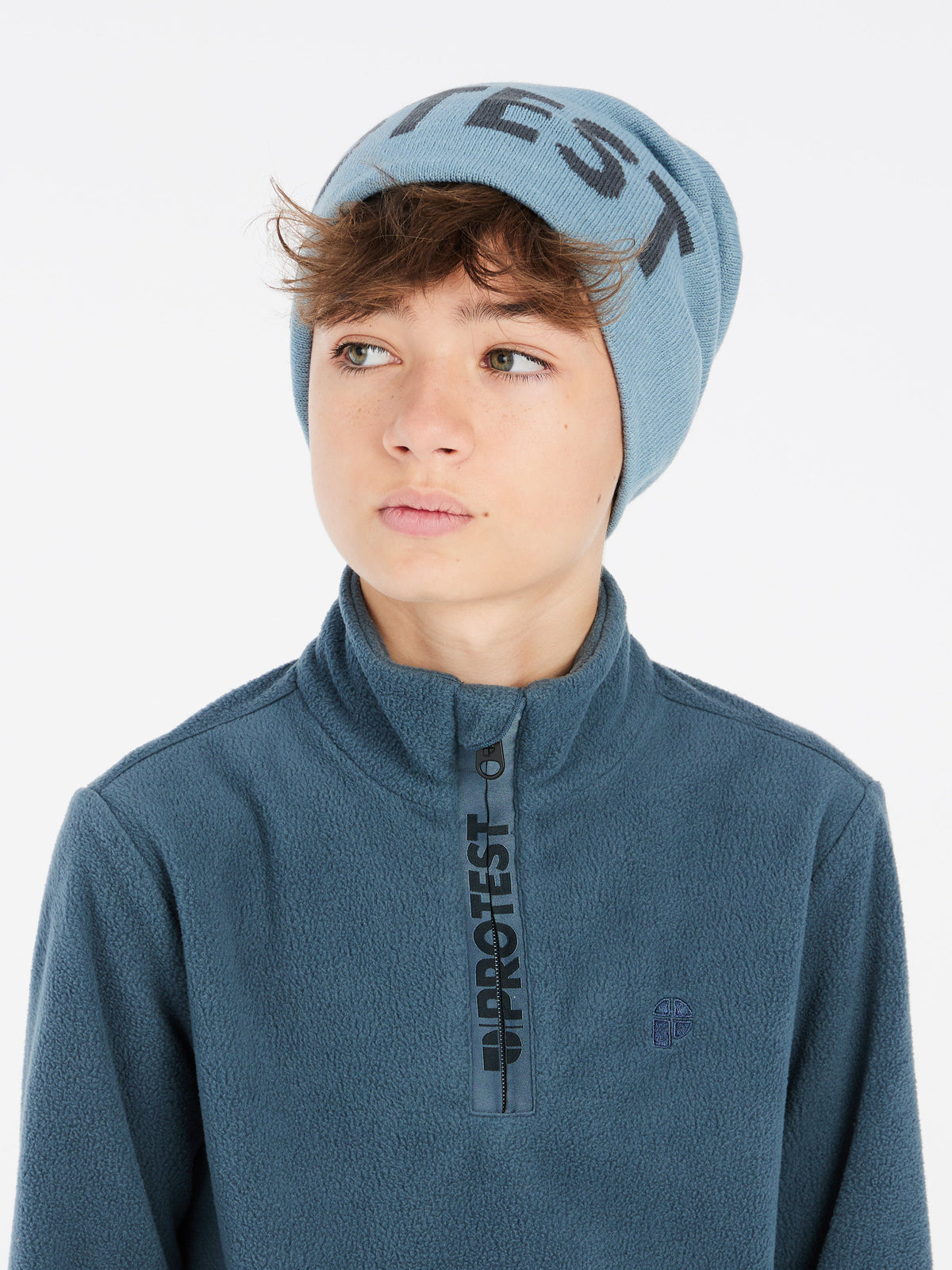 PROTEST PERFECTY JR 1/4 zip top | Yale Blue