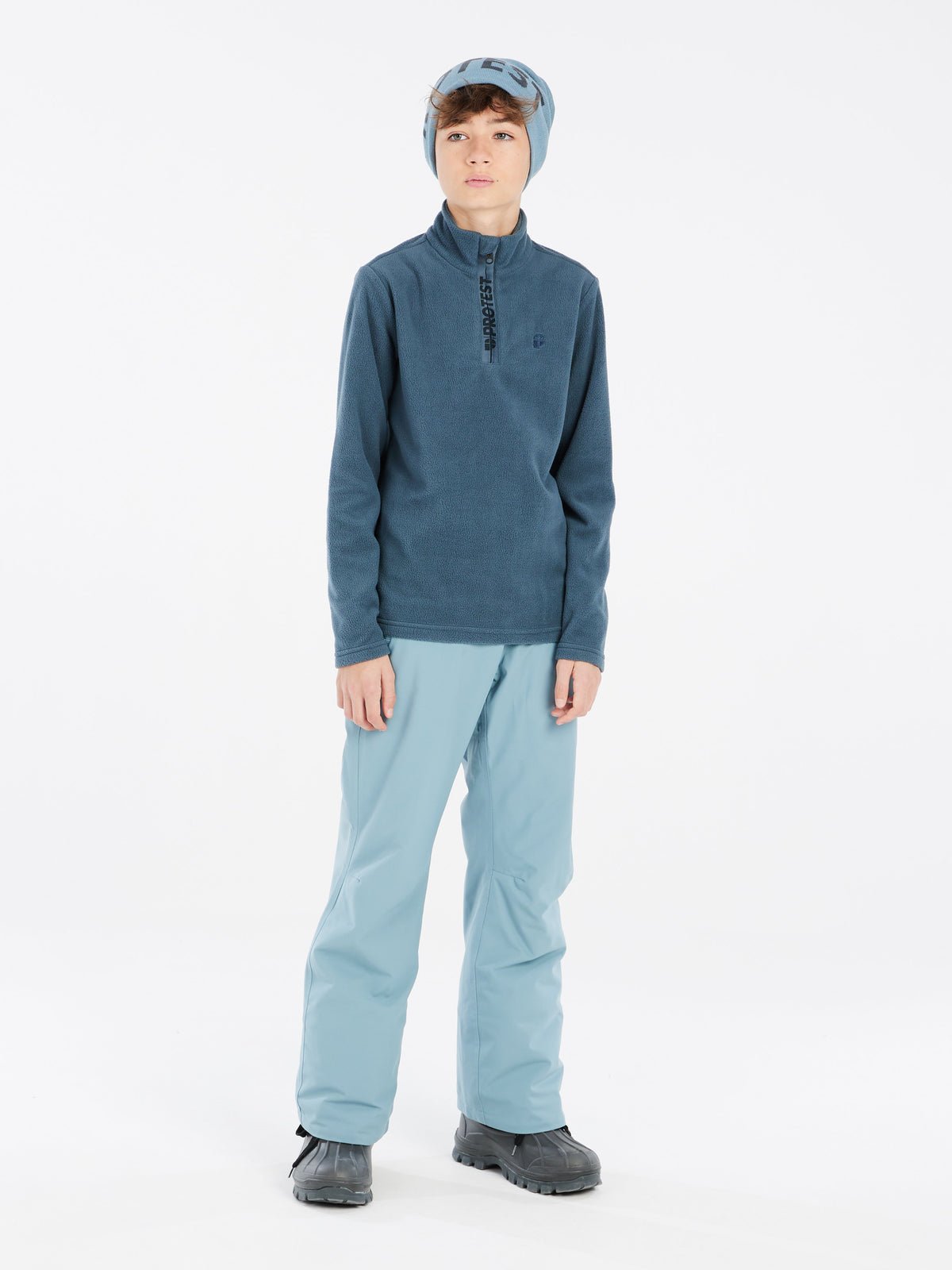 PROTEST PERFECTY JR 1/4 zip top | Yale Blue