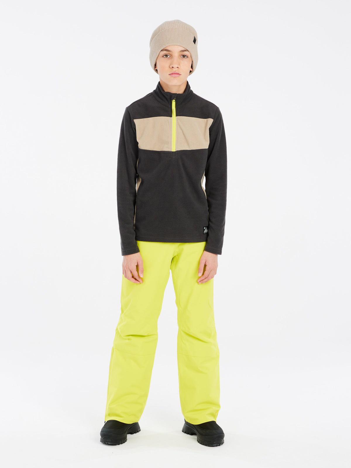 PROTEST PRTMARNIX JR 1/4 zip acti | Deep Grey