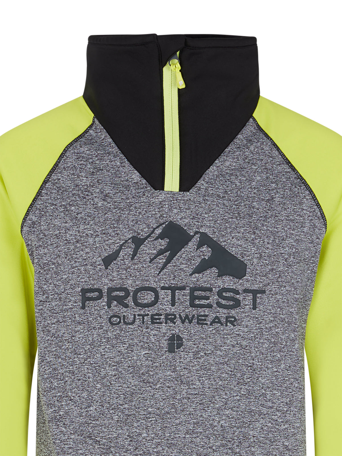 PROTEST PRTRAF JR 1/4 zip active | Dark Grey Melee