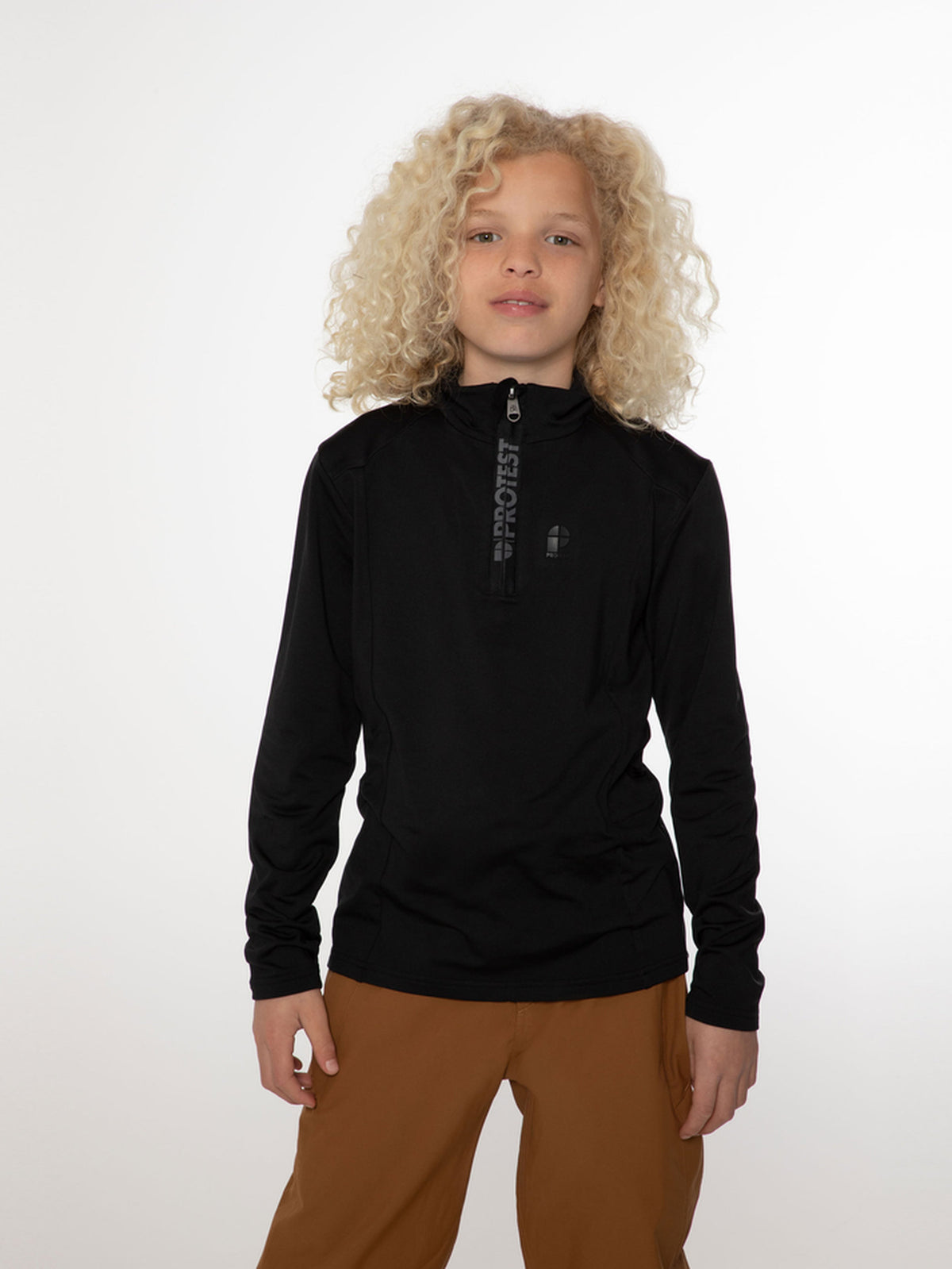 PROTEST REWILLOWY JR Midlayers 1/4 Zip | True Black