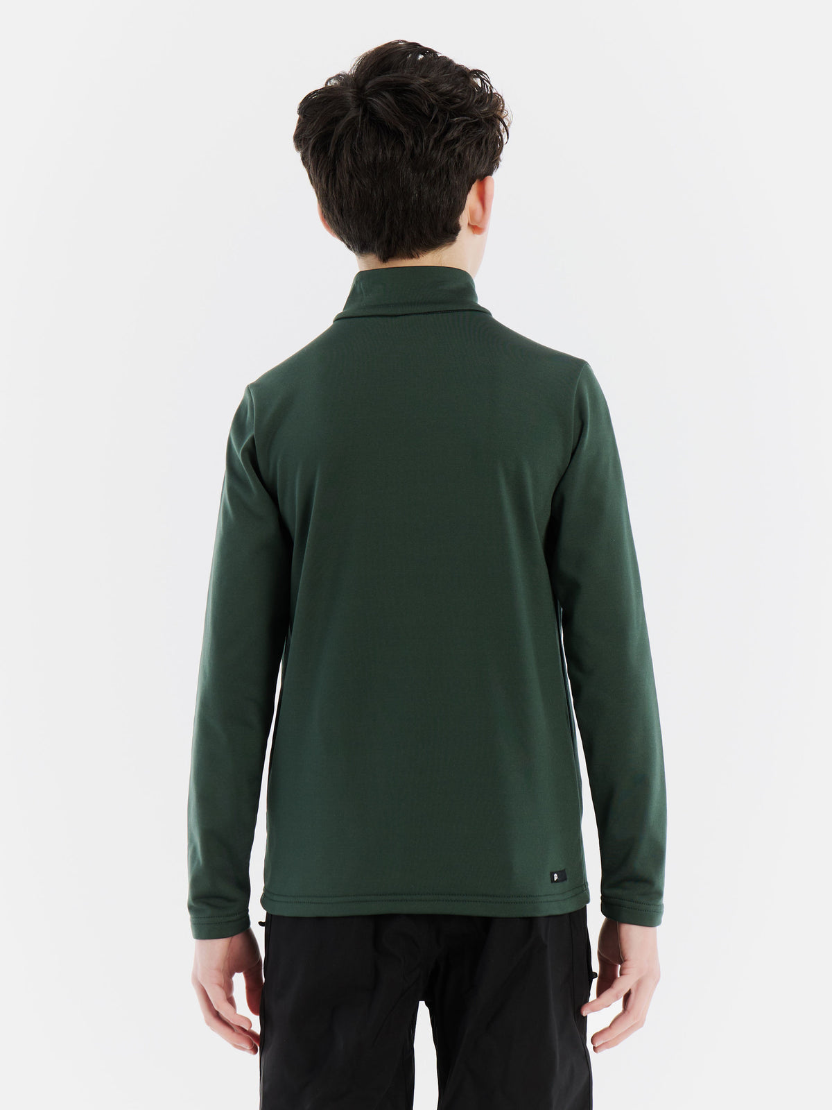 PROTEST REWILLOWY JR 1/4 Zip Active Top | Kale green