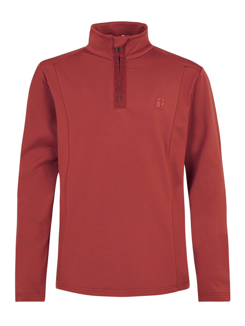 PROTEST REWILLOWY JR 1/4 Zip Top | Barn Red