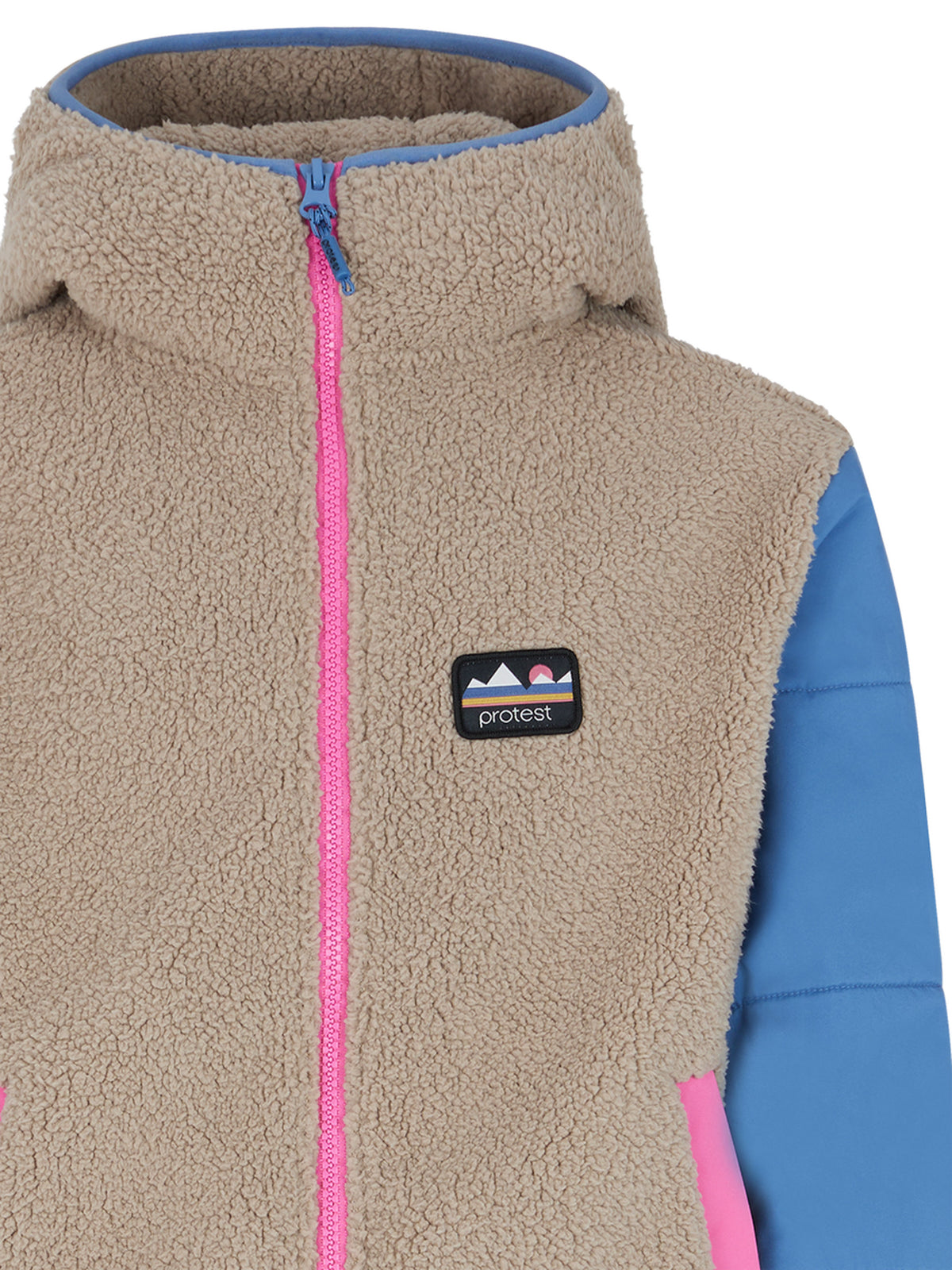 PROTEST PRTMIXI JR fullziphoody | BambooBeige