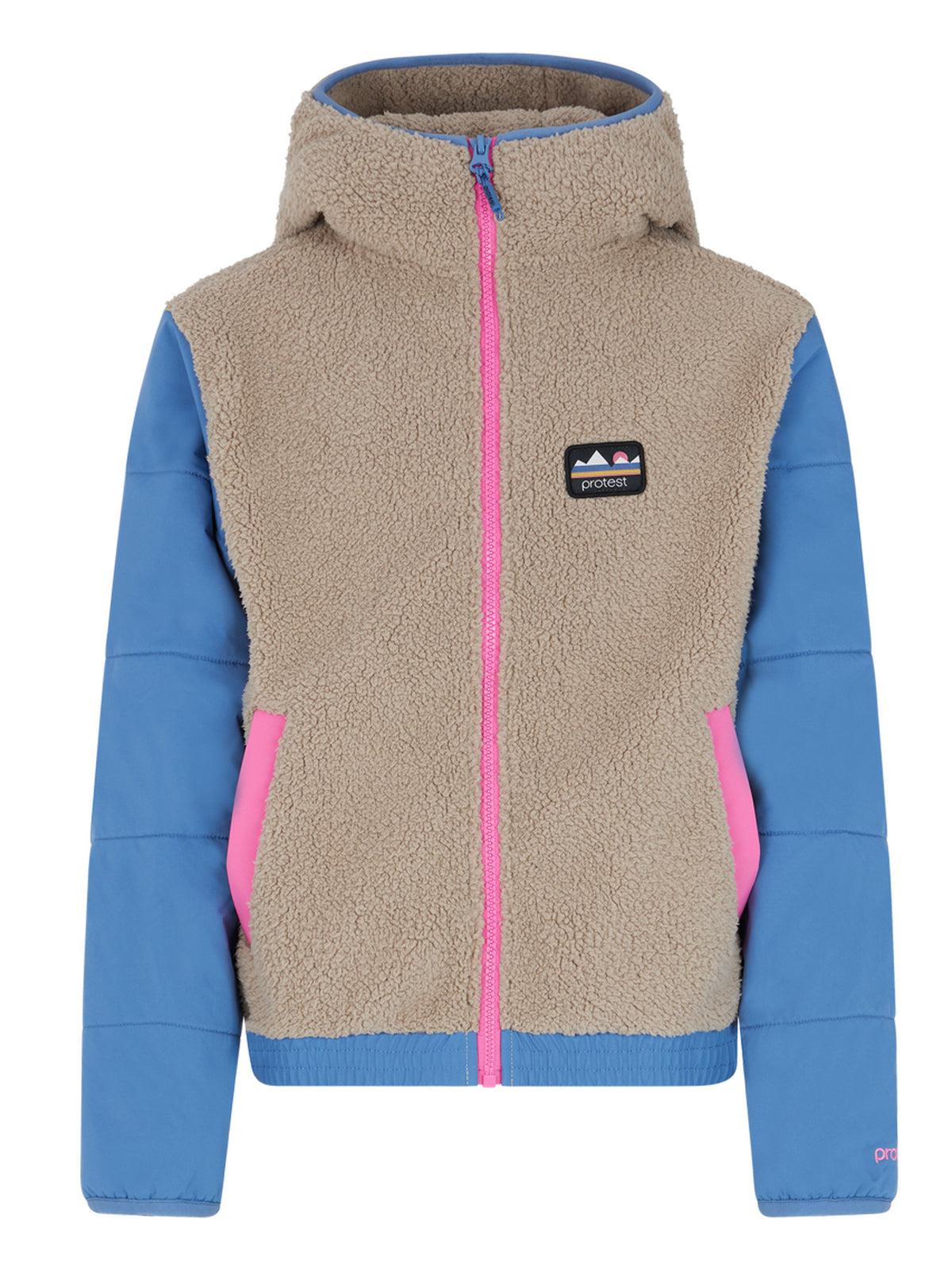 PROTEST PRTMIXI JR fullziphoody | BambooBeige