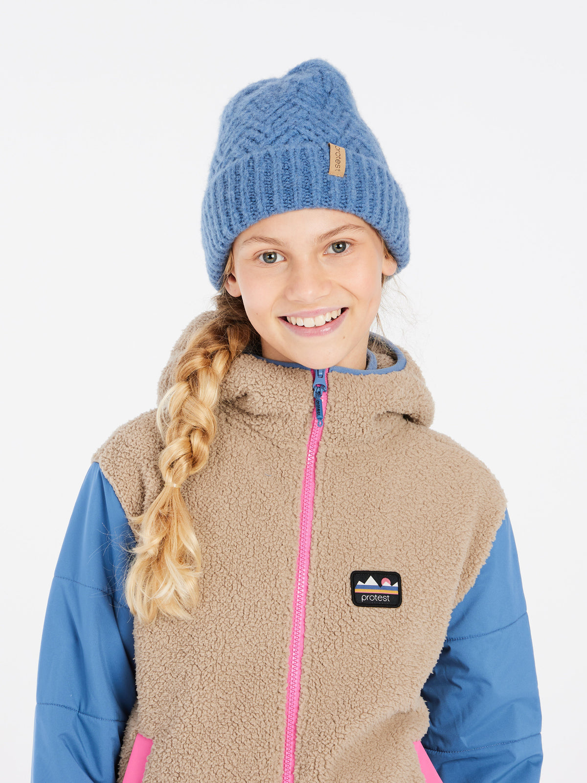 PROTEST PRTMIXI JR fullziphoody | BambooBeige